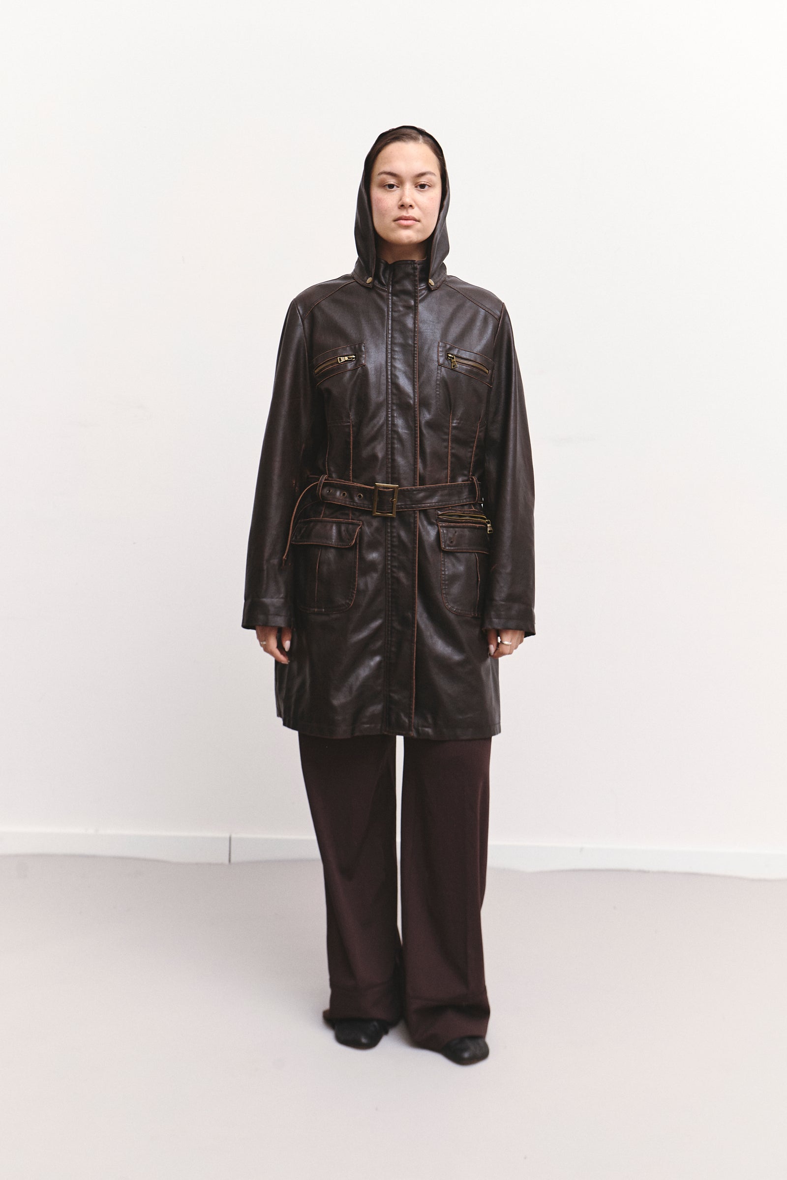 THE UTILITY LEATHER COAT (L/XL)