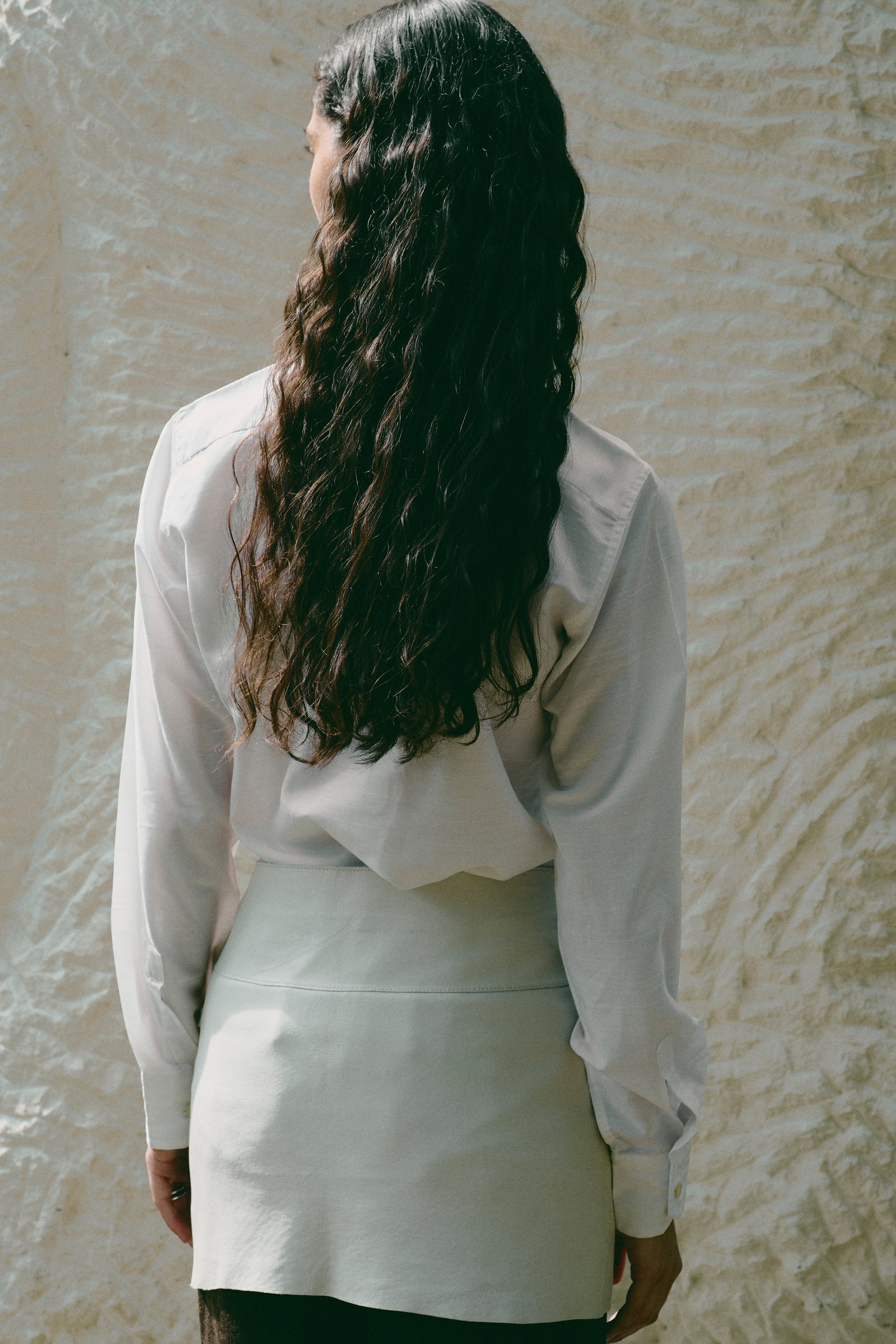 THE LEATHER MINI SKIRT (XS/S)