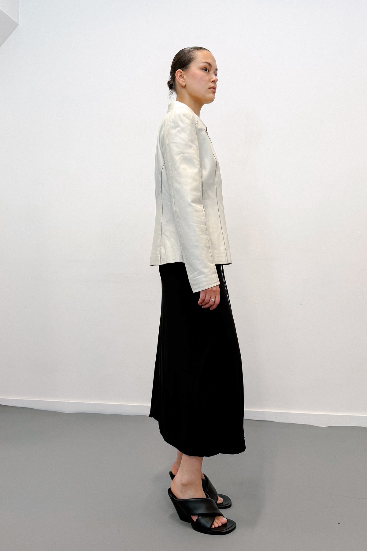 THE RELAXED LEATHER JACKET (M/L) - ENSO Vintage
