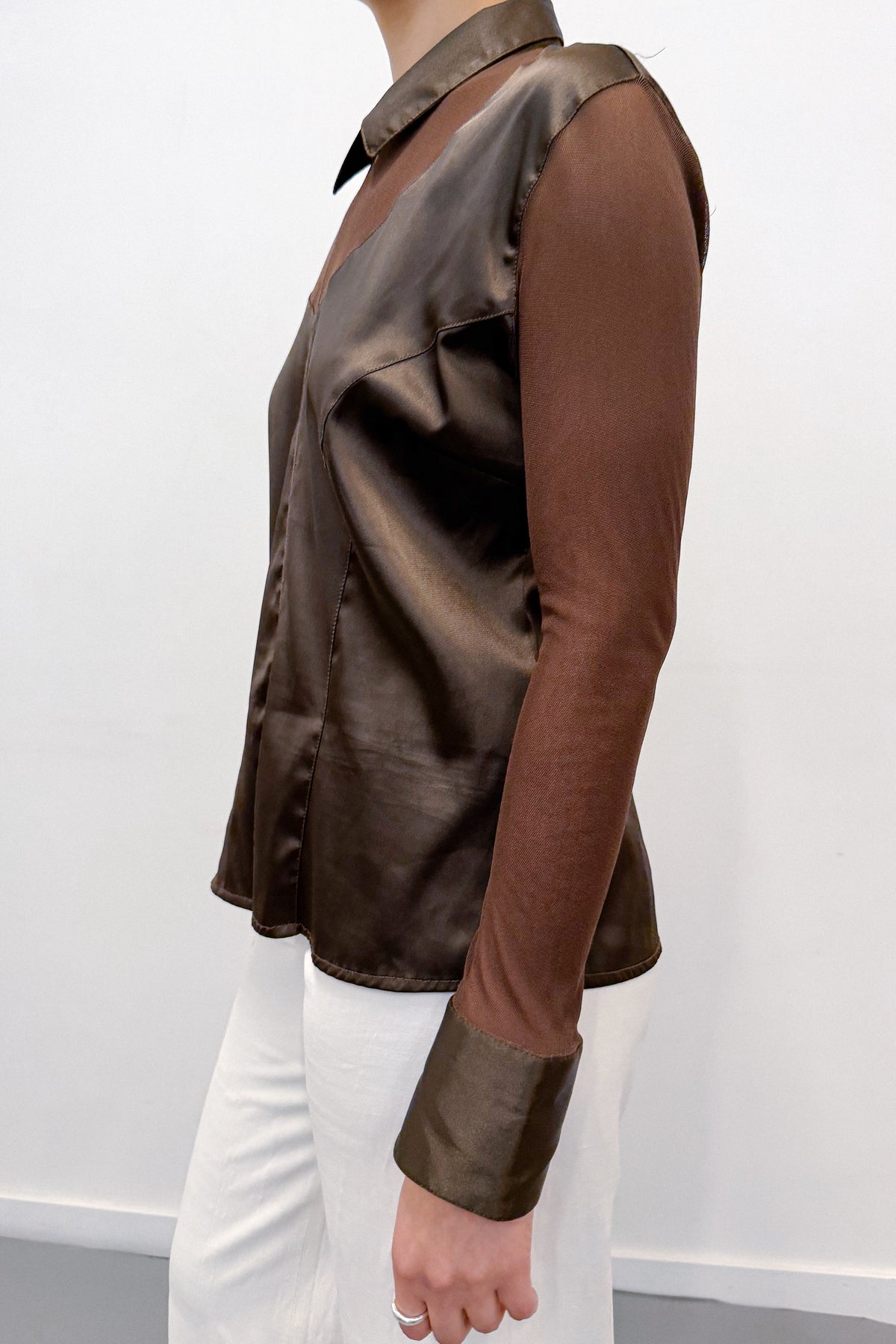 THE SEE THROUGH ZIP SHIRT (M/L) - ENSO Vintage