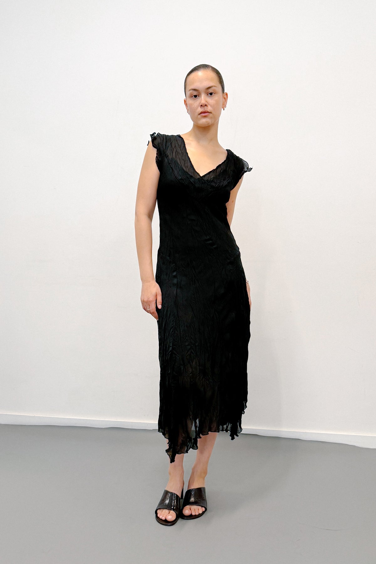 THE CRINKLED CHIFFON MIDI (XS/S) - ENSO Vintage
