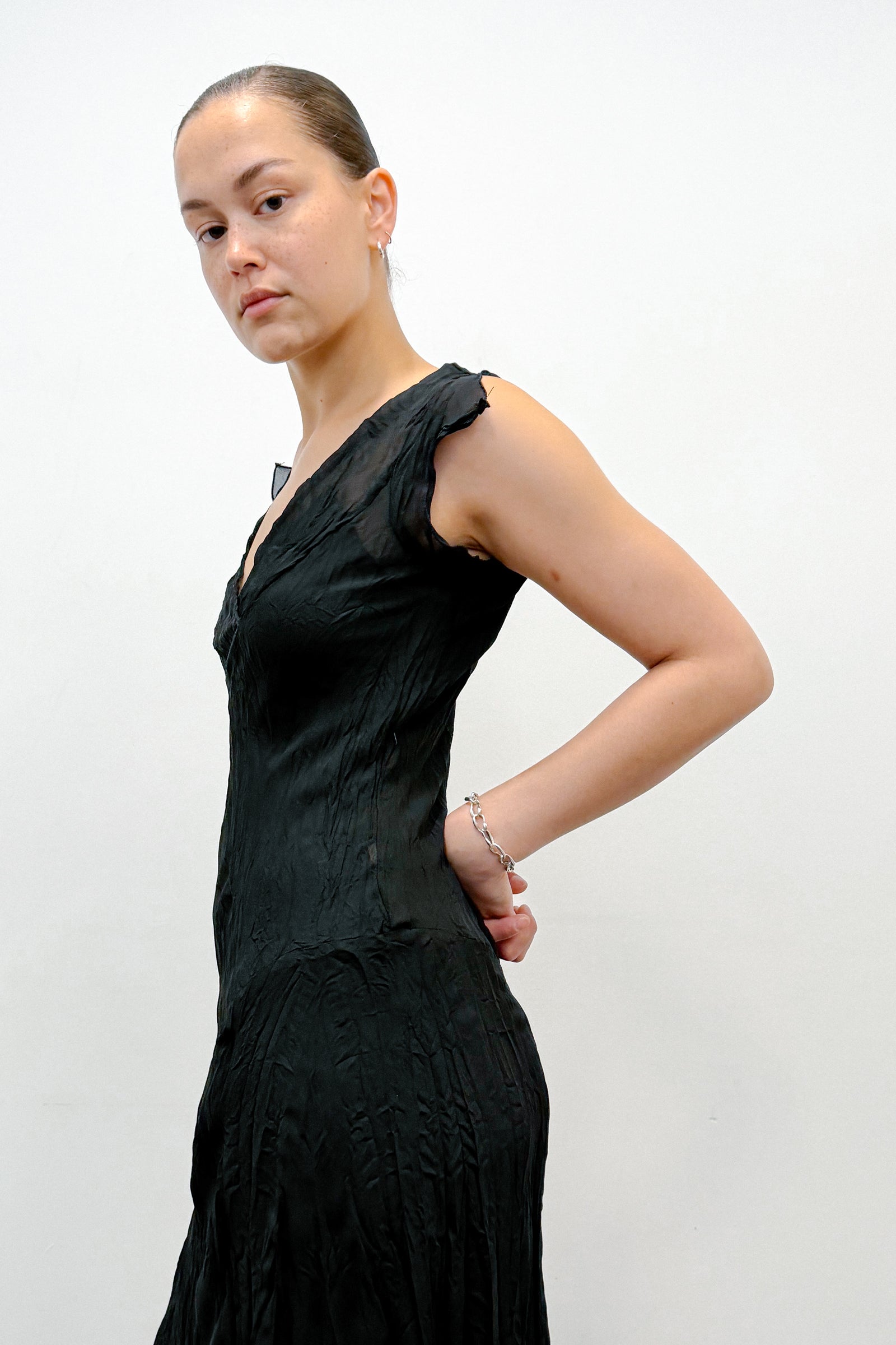 THE CRINKLED CHIFFON MIDI (XS/S) - ENSO Vintage
