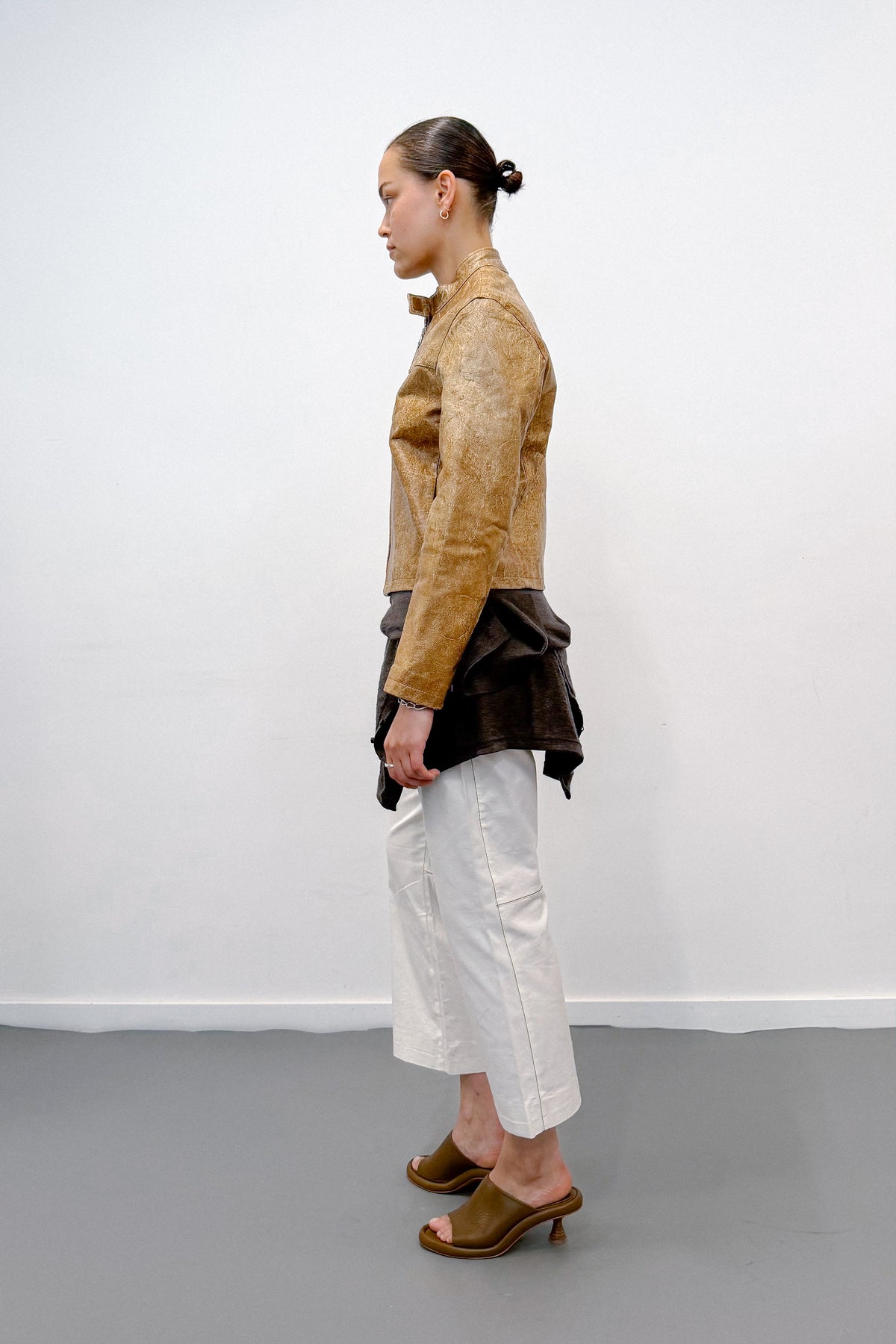 THE DISTRESSED CROP JACKET (S/M) - ENSO Vintage