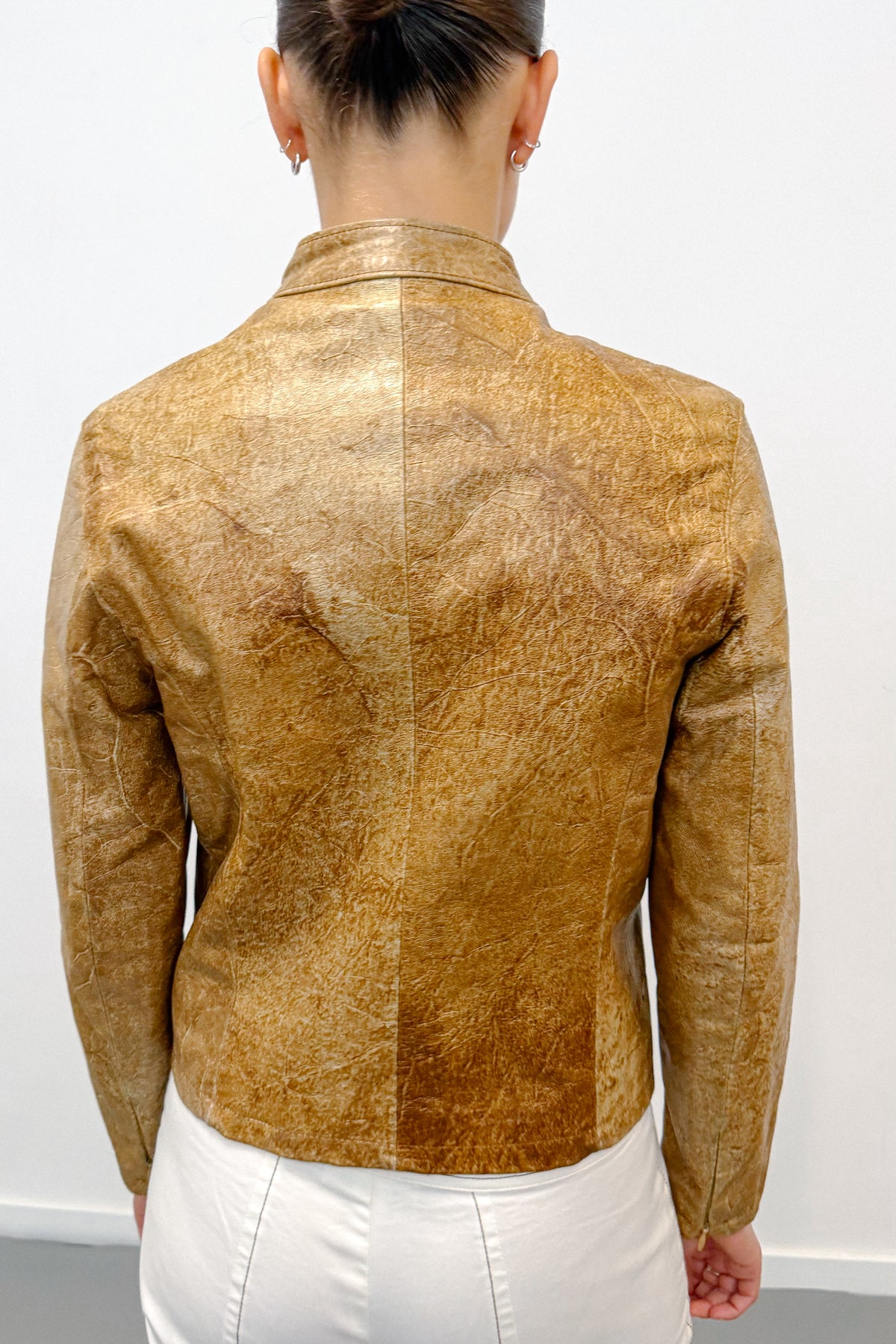 THE DISTRESSED CROP JACKET (S/M) - ENSO Vintage