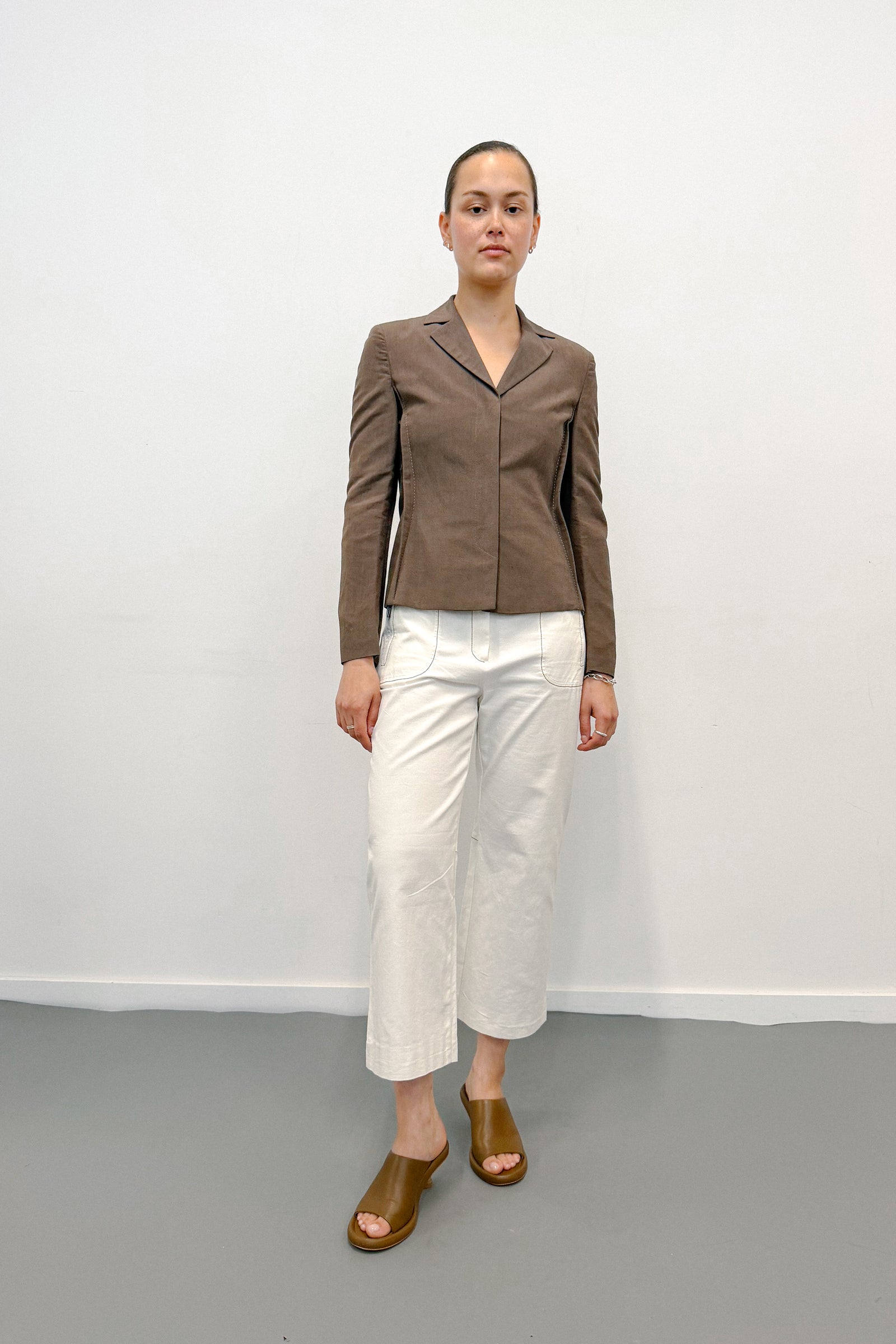 THE BOX PLEAT BLAZER (XS/S) - ENSO Vintage