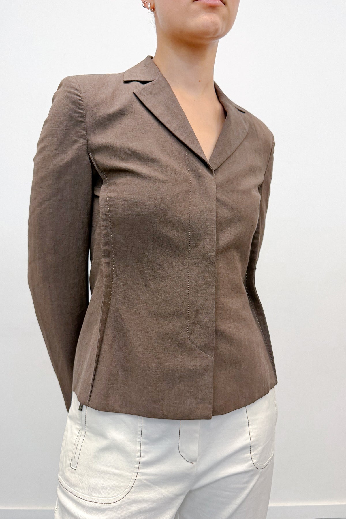 THE BOX PLEAT BLAZER (XS/S) - ENSO Vintage