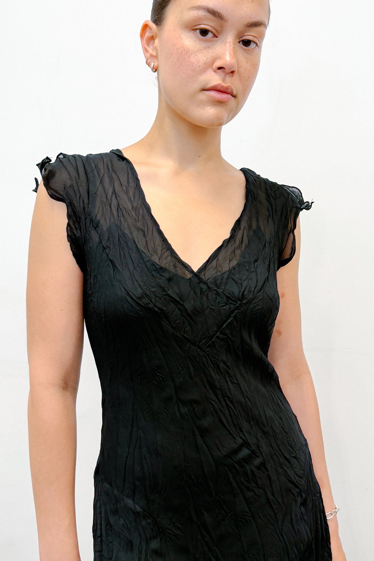 THE CRINKLED CHIFFON MIDI (XS/S) - ENSO Vintage