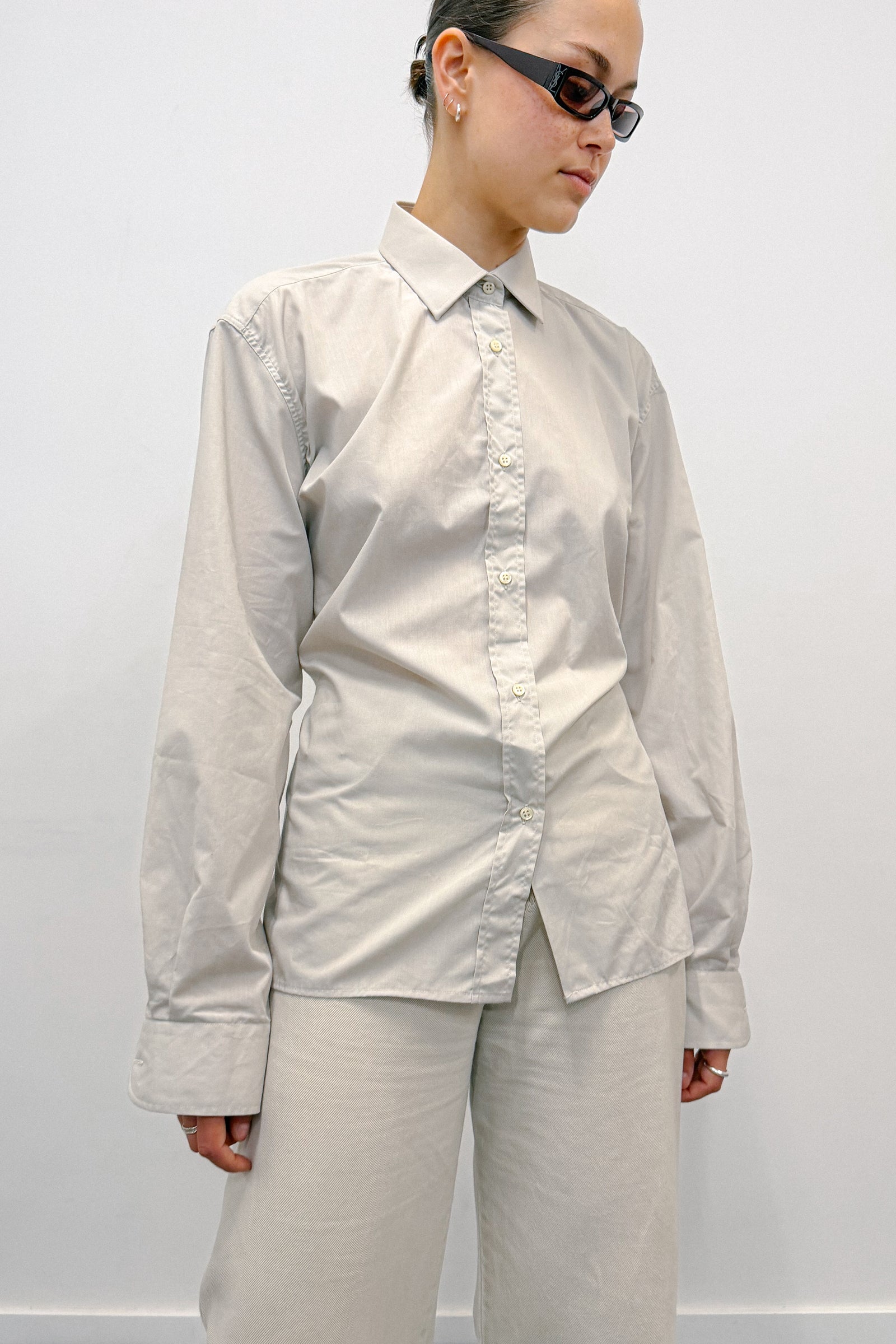 OVERDYED OPEN BACK SHIRT - ENSO Vintage