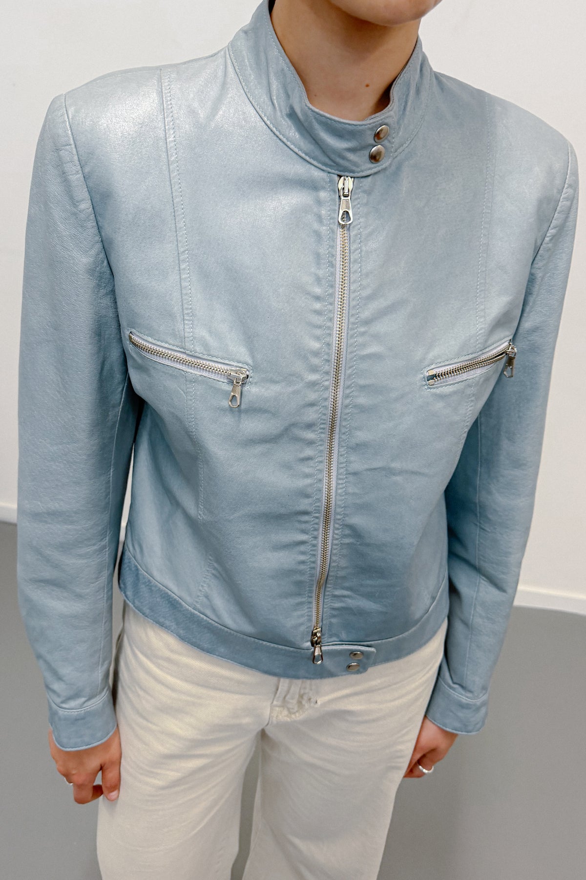 THE BLUE LEATHER (S/M) - ENSO Vintage
