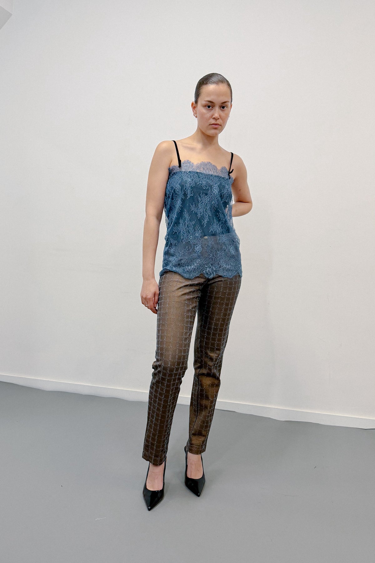 TRUSSARDI COATED DENIM (36/38) - ENSO Vintage