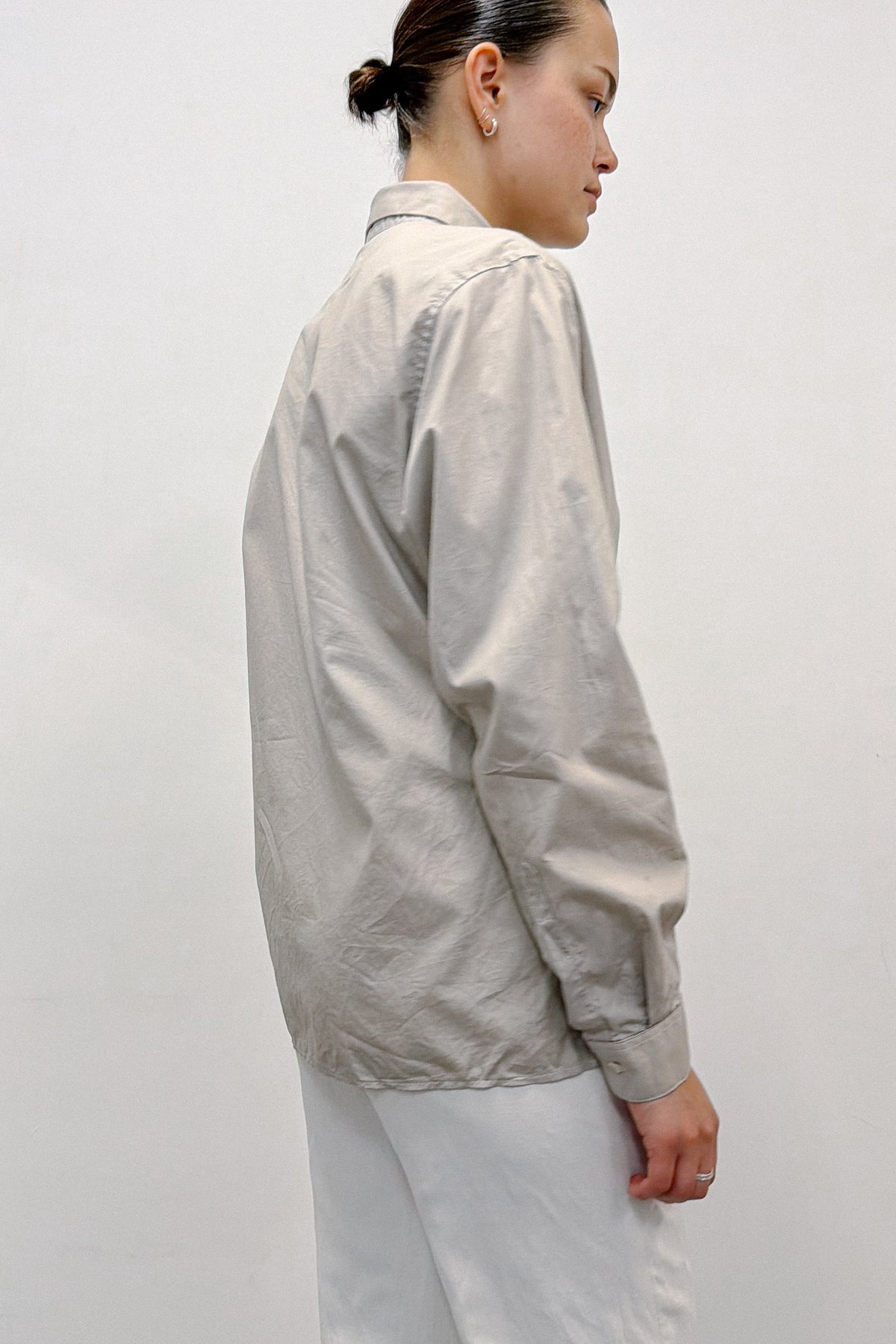 OVERDYED WRAP SHIRT