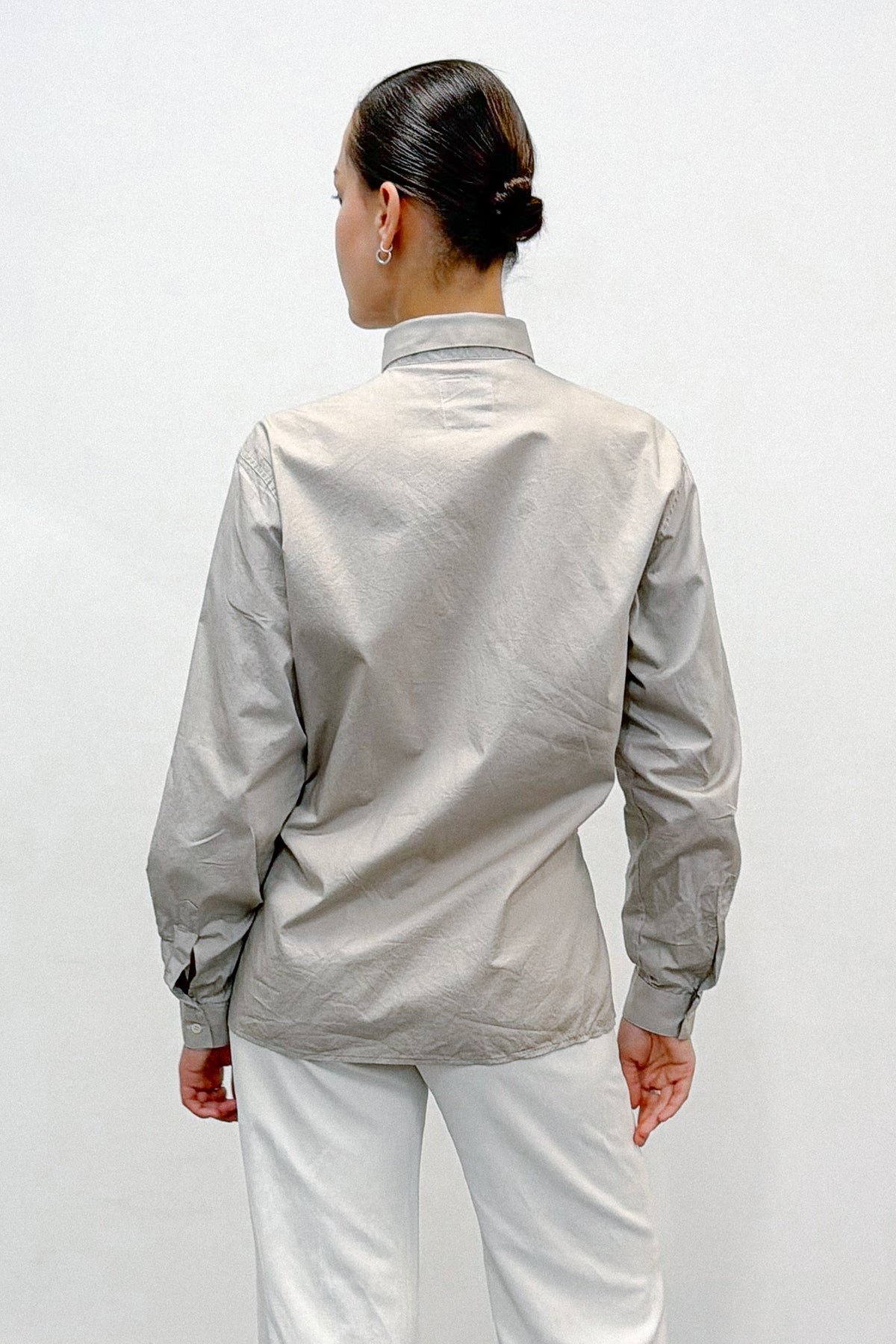 OVERDYED WRAP SHIRT