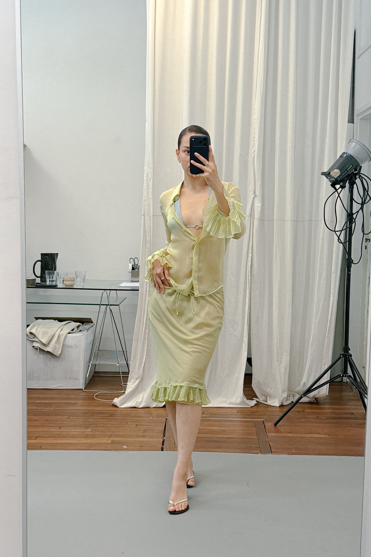 FENDI SILK SET (S/M) - ENSO Vintage