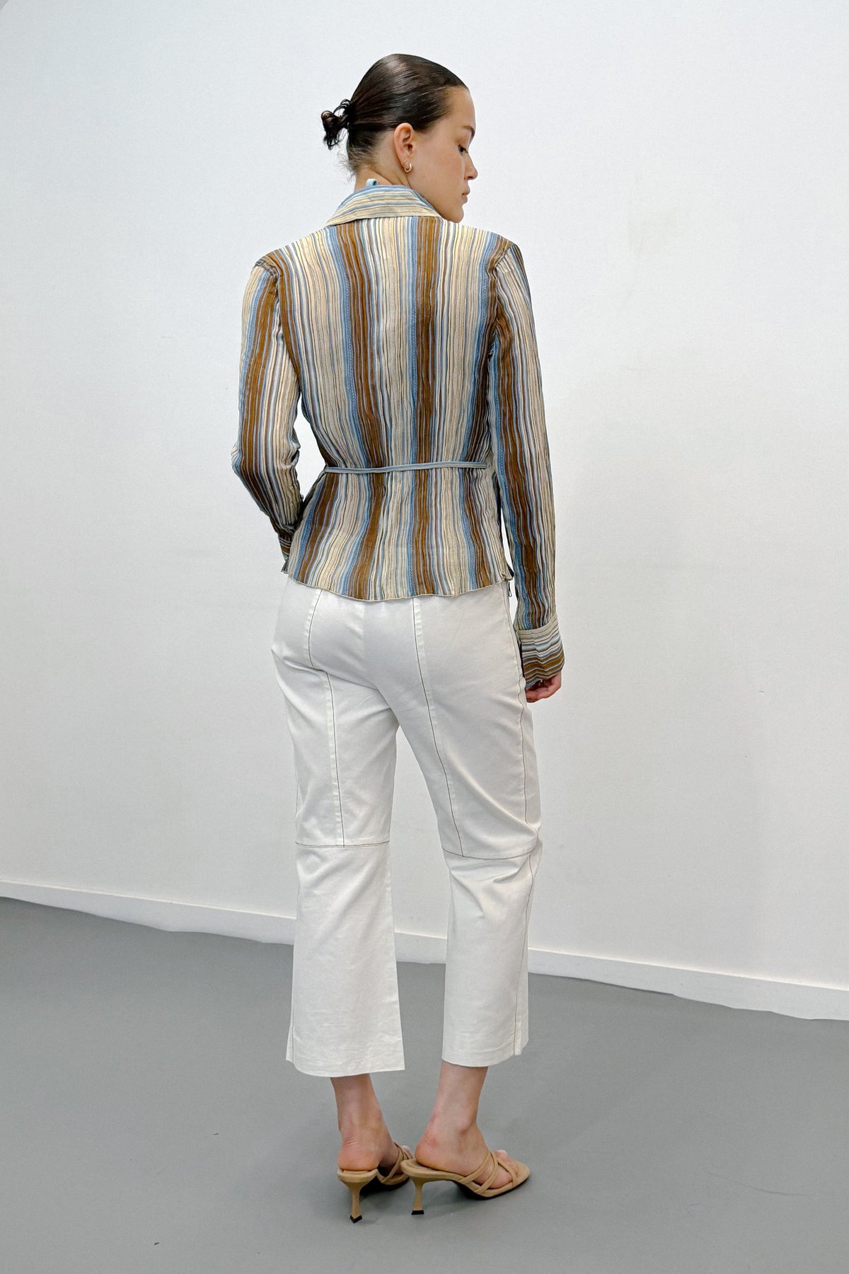 THE PLEAT WRAP SHIRT (M/L) - ENSO Vintage