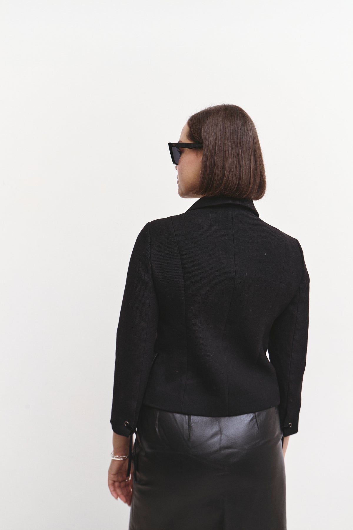 PRADA EMBELLISHED BLAZER (XS/S)