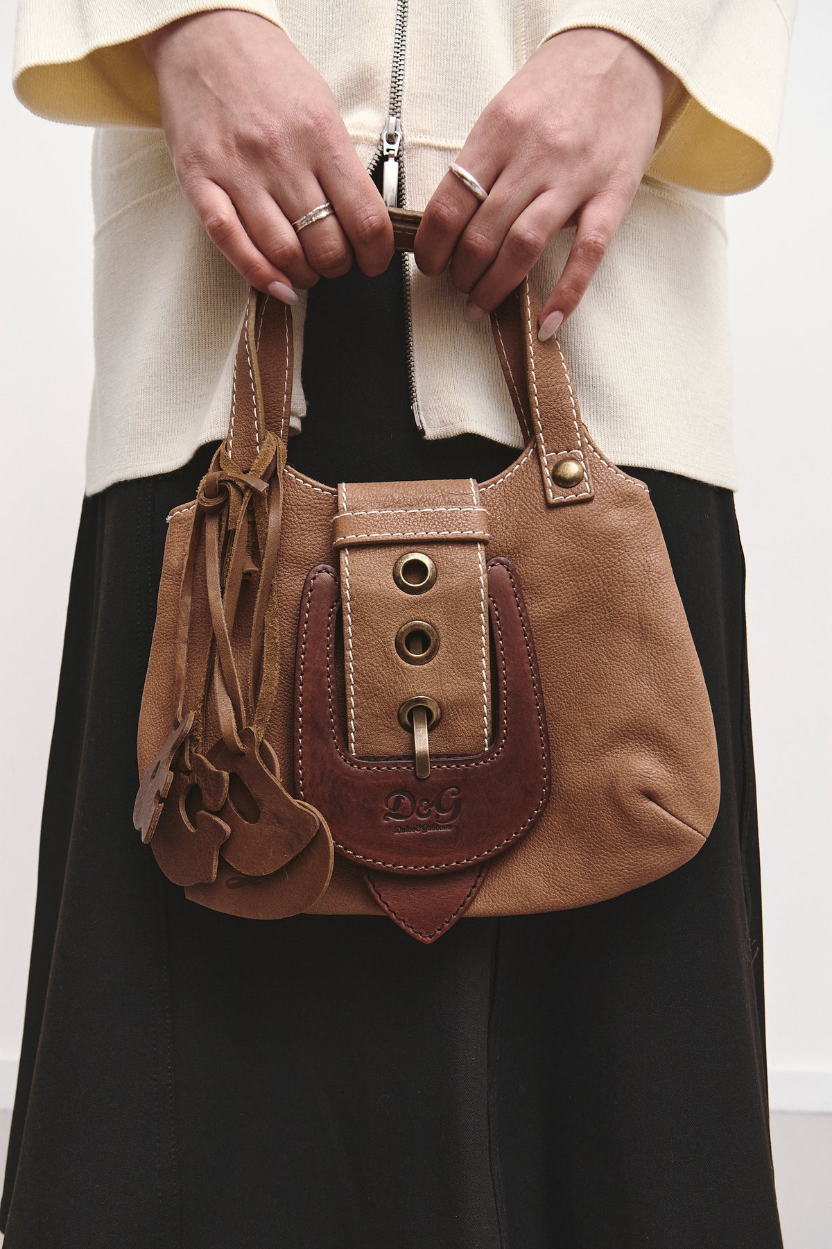 D&amp;G LEATHER MINI BAG