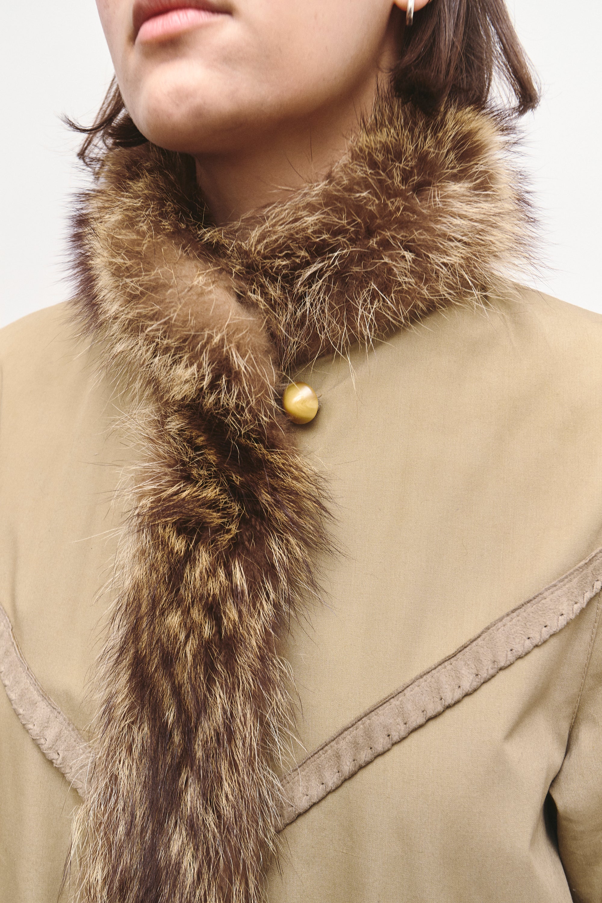 THE FURRY TRENCH COAT (M/L)