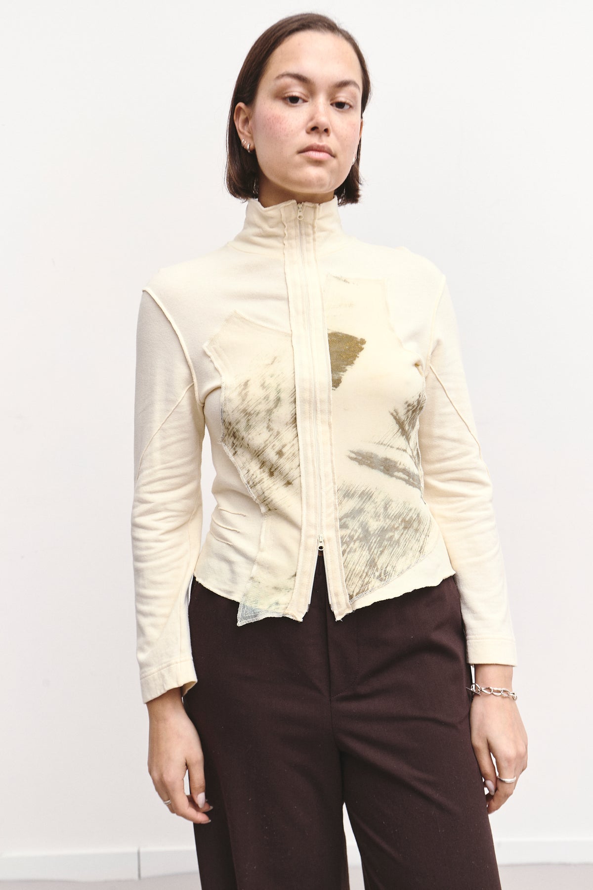 THE ABSTRACT PANEL ZIP (XS/S)