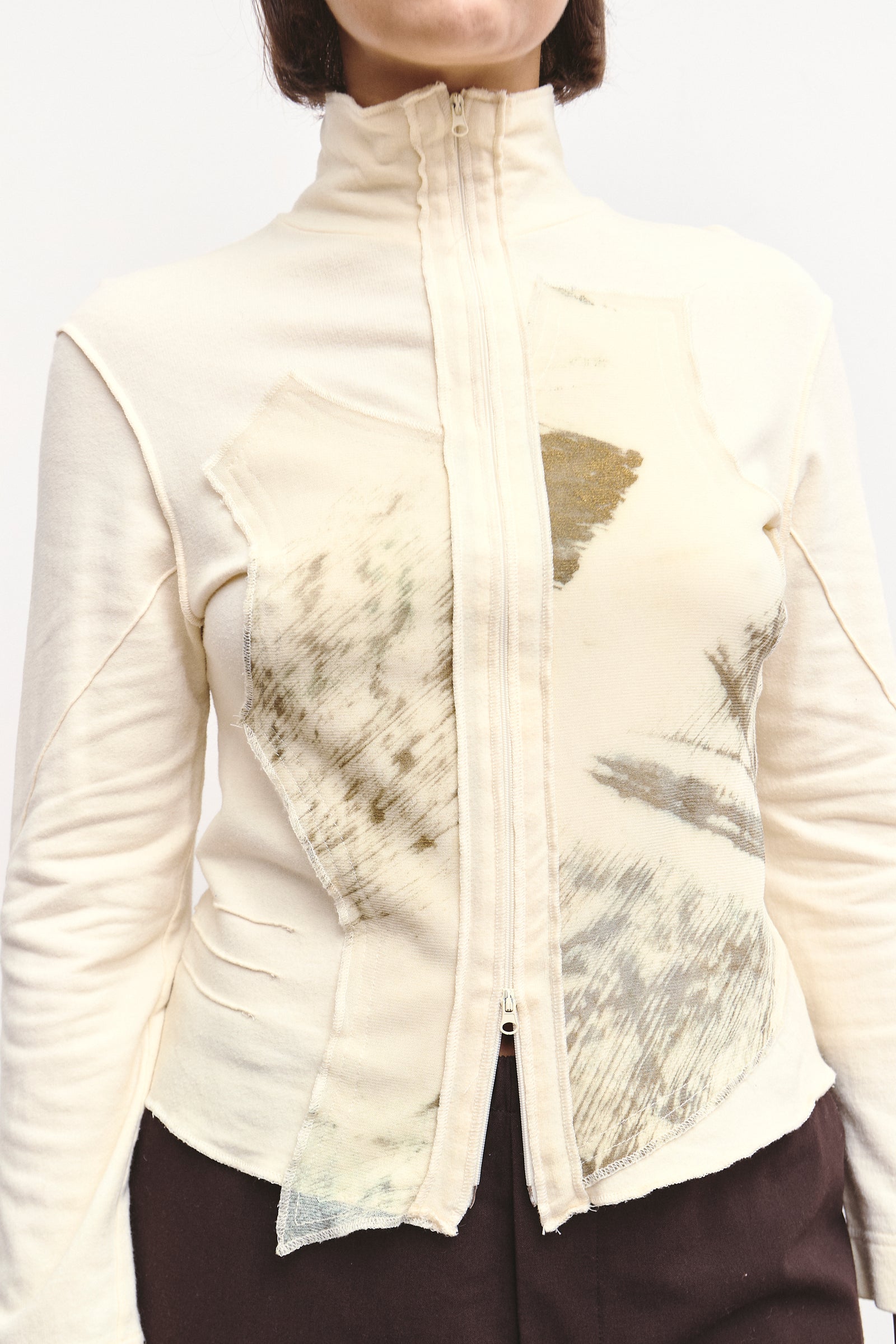 THE ABSTRACT PANEL ZIP (XS/S)