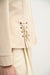 THE BEIGE LACE-UP JACKET (S/M)