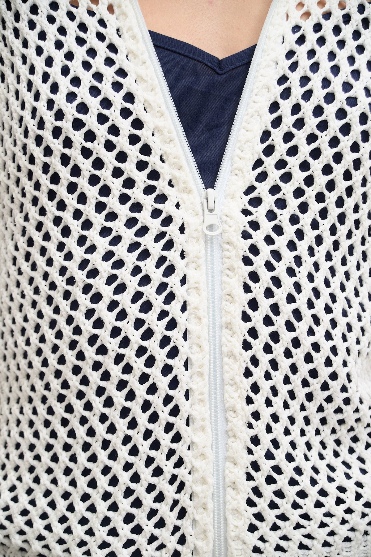 THE CROCHET ZIP HOODIE (S/M)