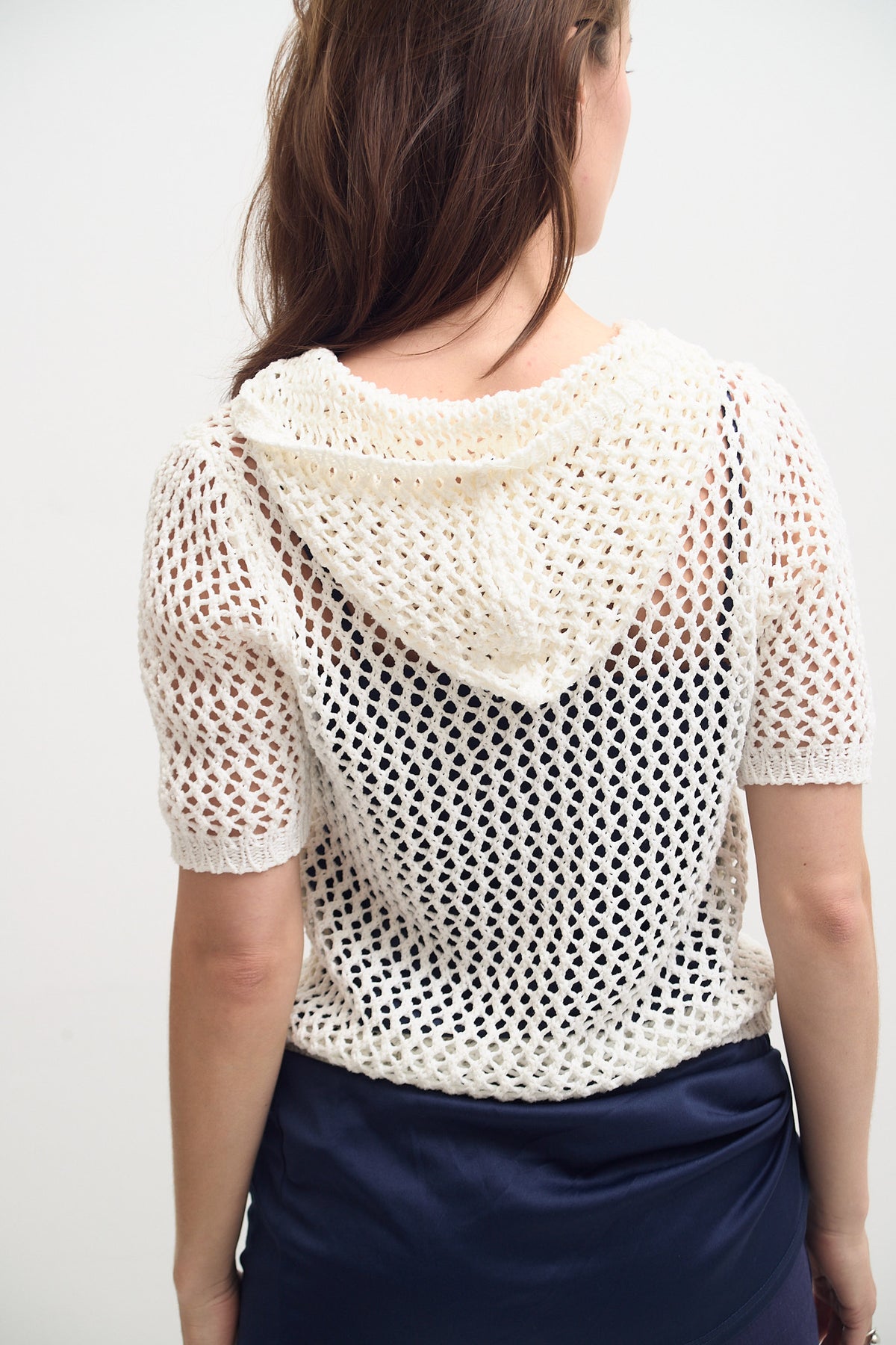 THE CROCHET ZIP HOODIE (S/M)