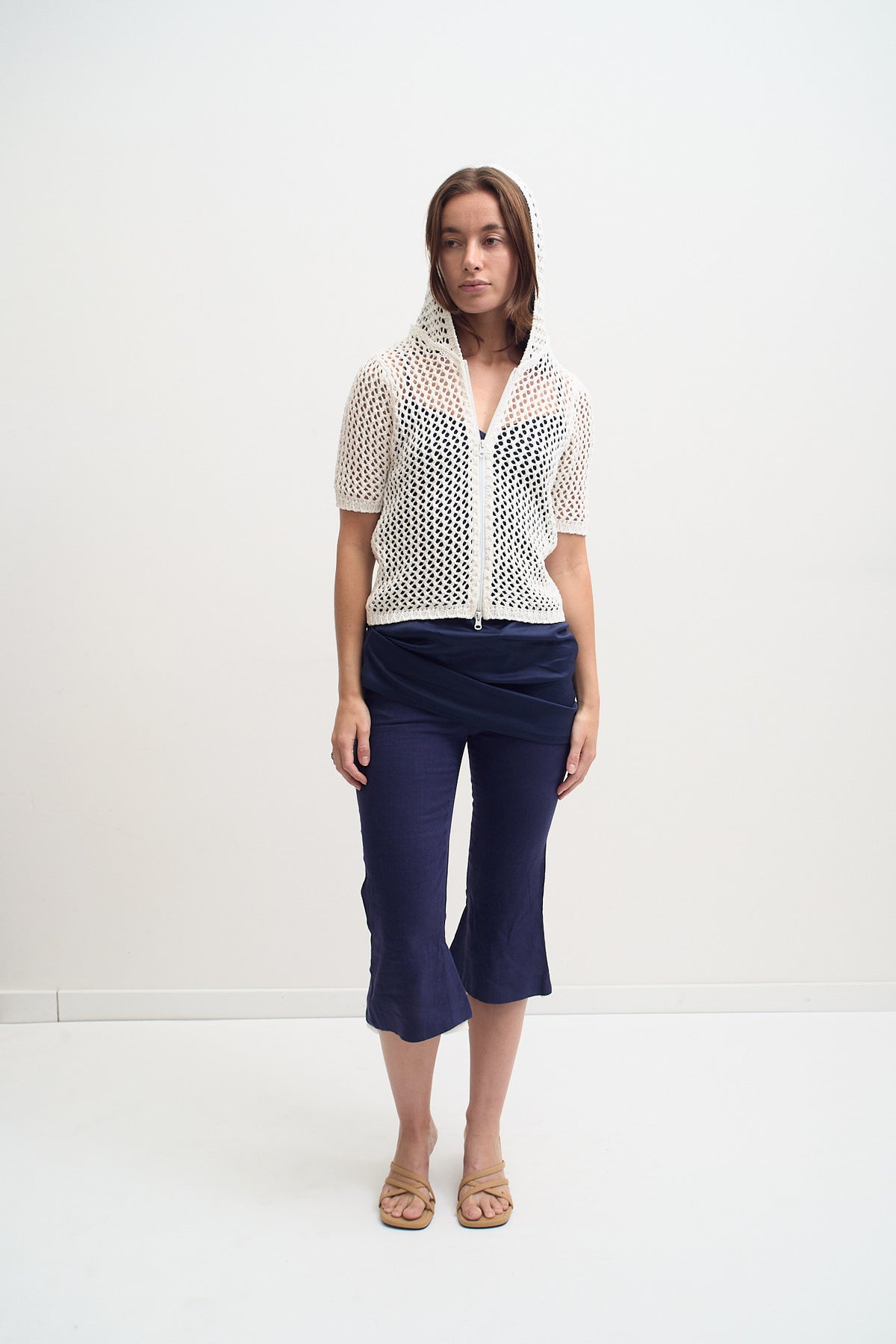 THE CROCHET ZIP HOODIE (S/M)