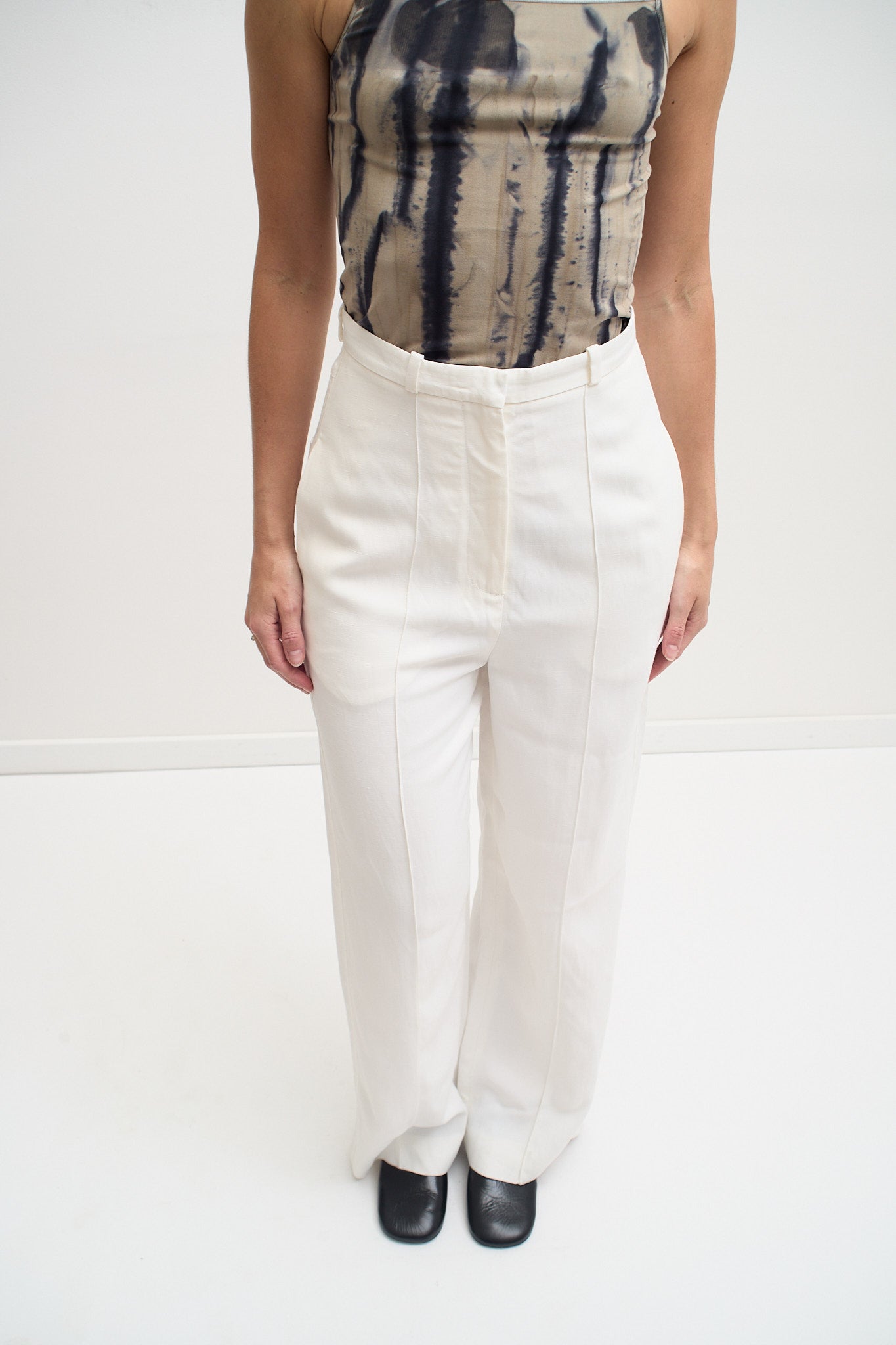 TOTÊME WIDE SUIT TROUSERS (34/36)