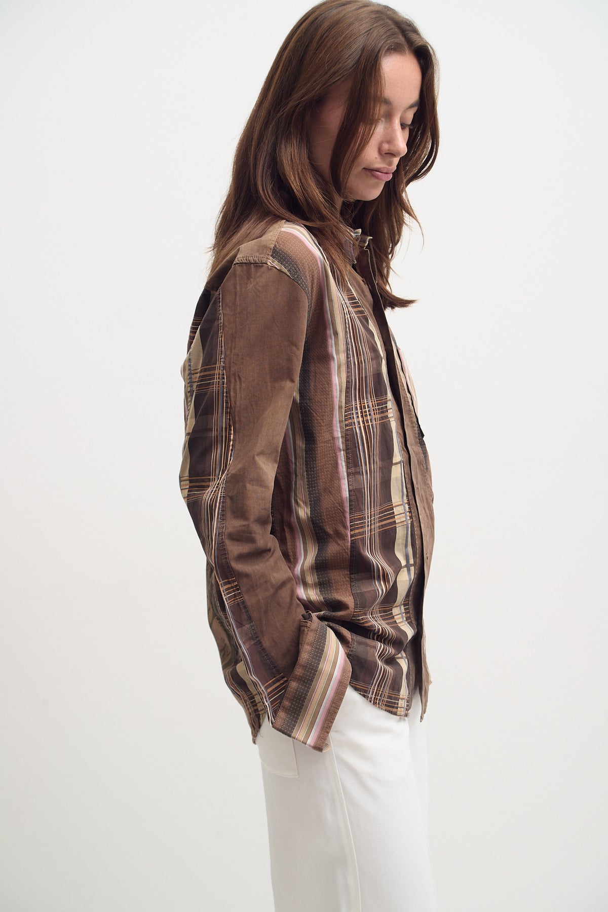 KENZO PATCHWORK SHIRT (M/L)