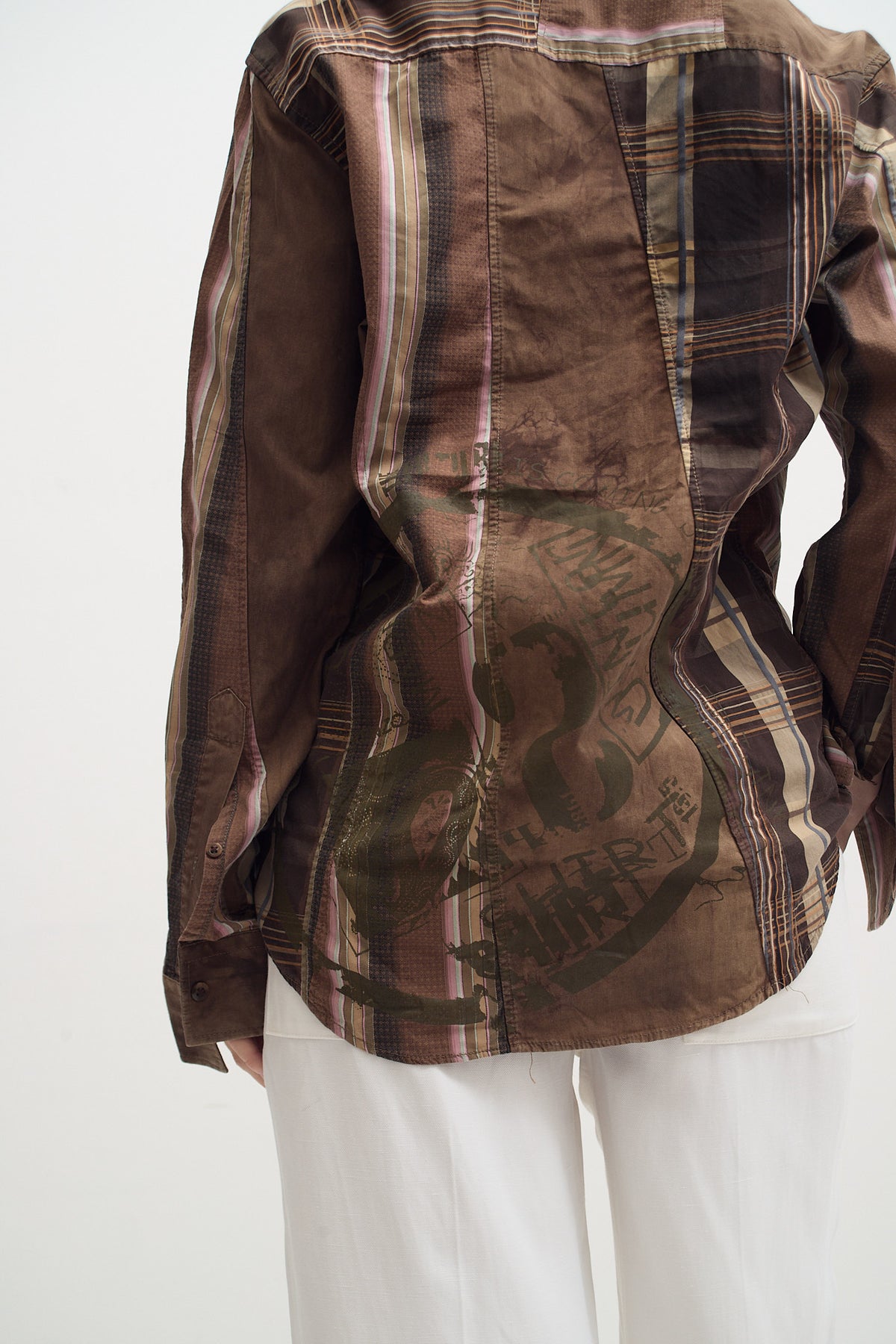 KENZO PATCHWORK SHIRT (M/L)