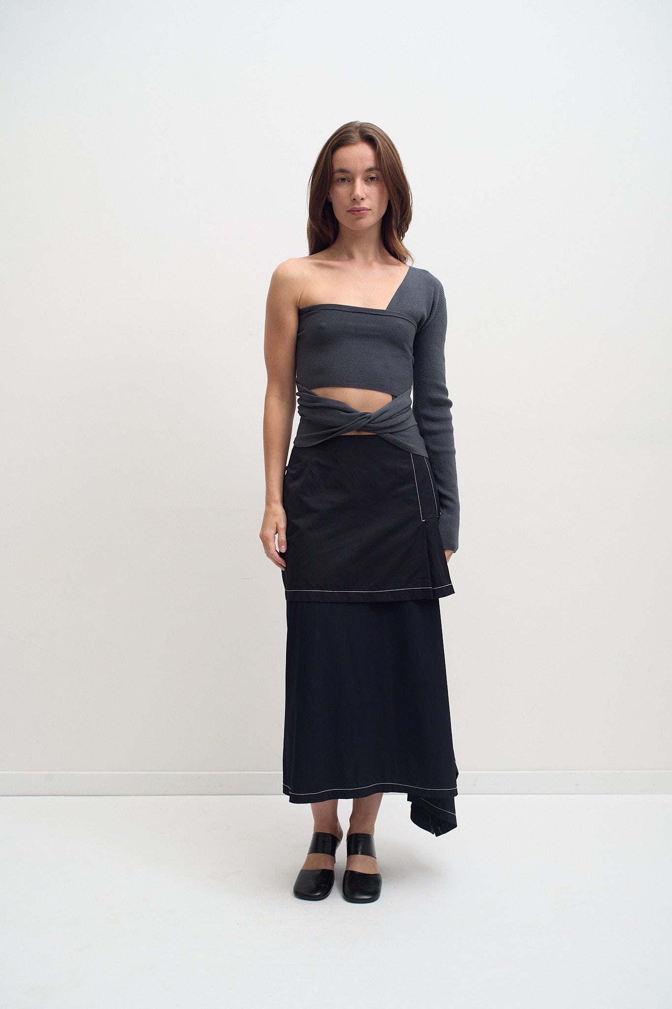 PALOMA WOOL DRAPED TOP (S/M)