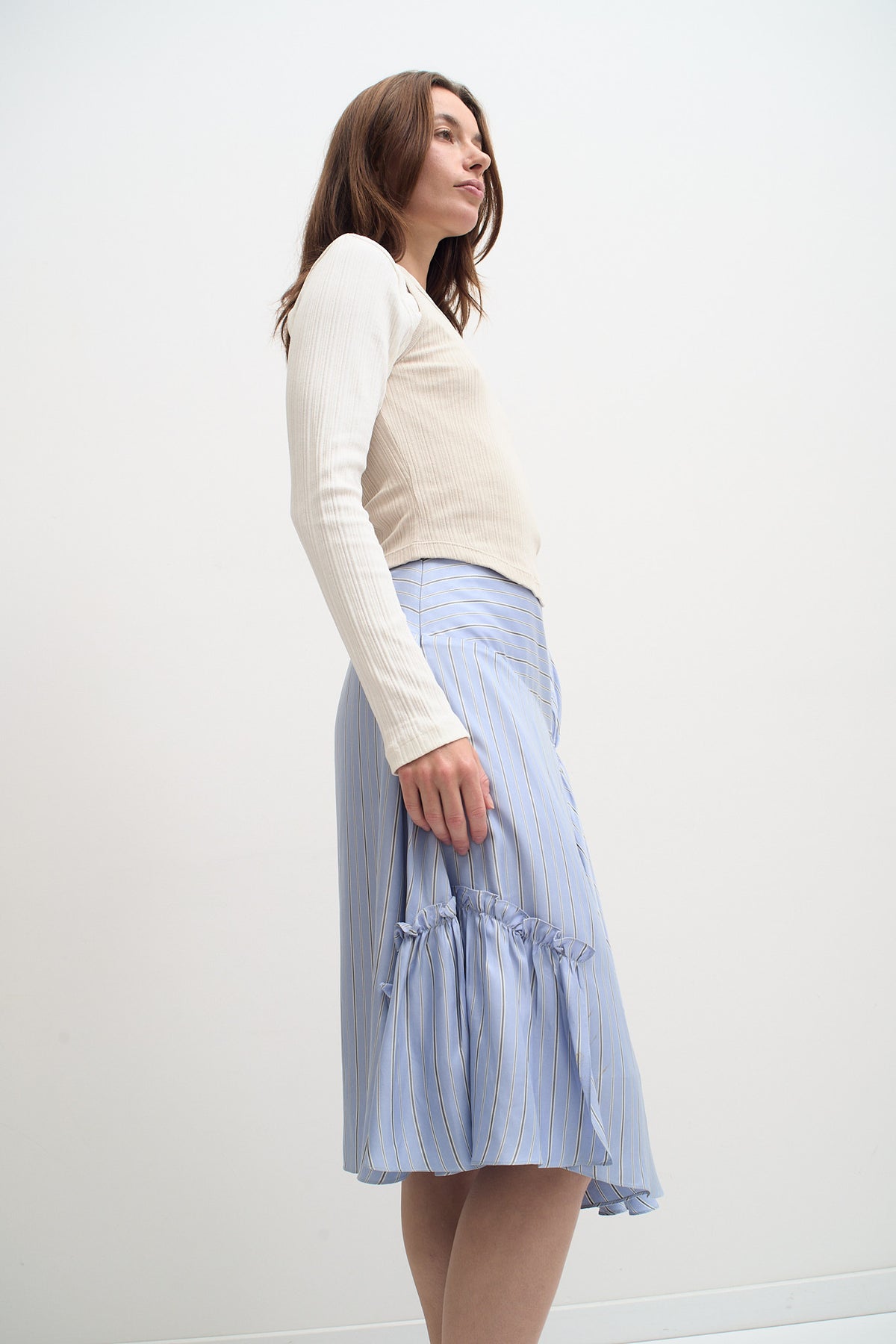 MARITHÉ FRANCOIS GIRBAUD LAYERED TOP (XS/S)