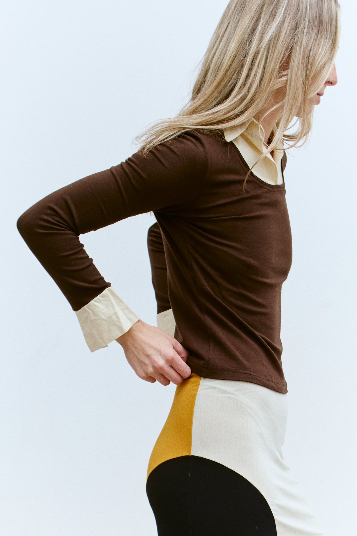 THE LAYERED COLLAR TOP (XS/S) - ENSO Vintage