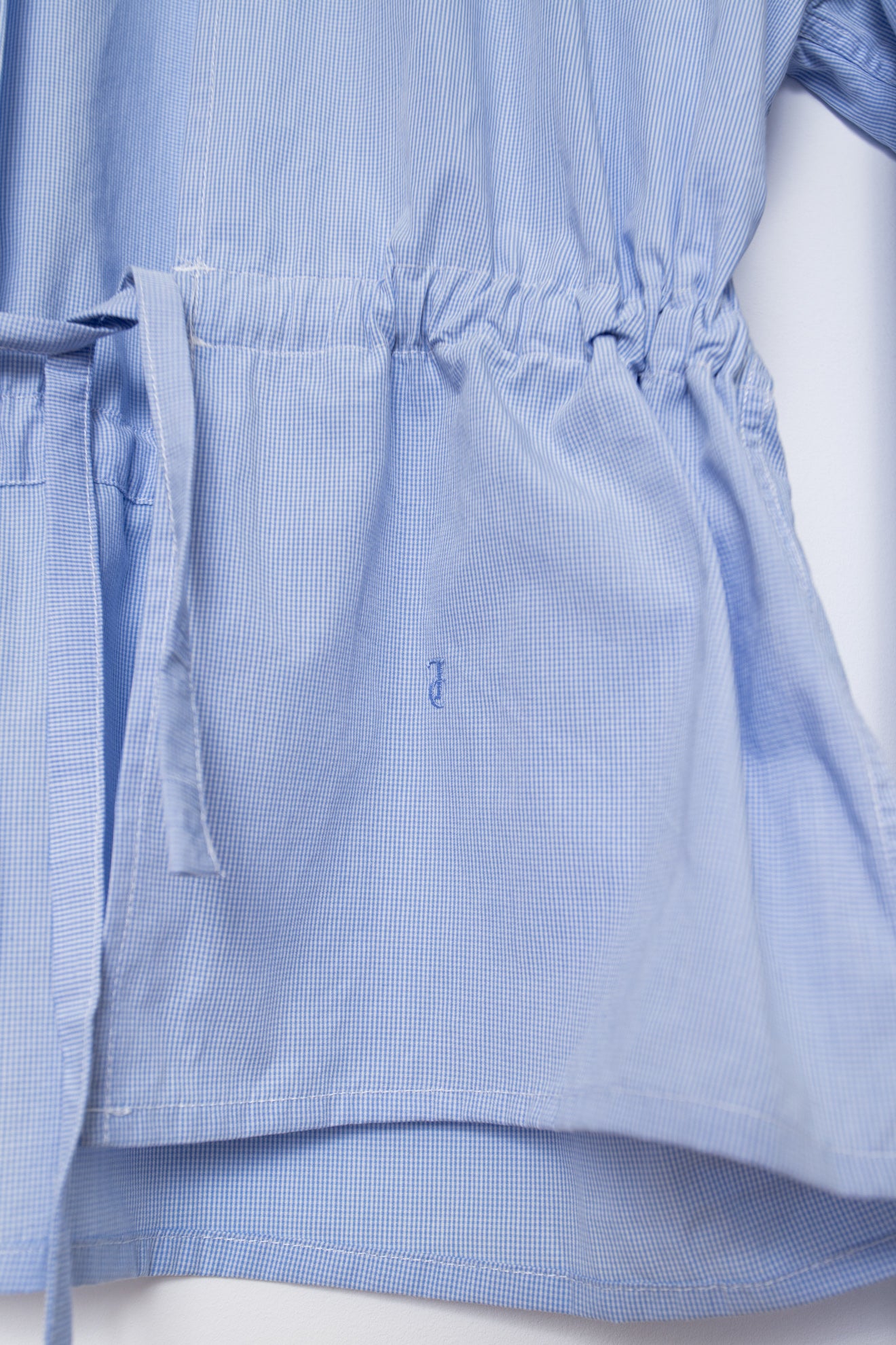 UPCYCLED SMOCK SHIRT BLUE (XS/S)