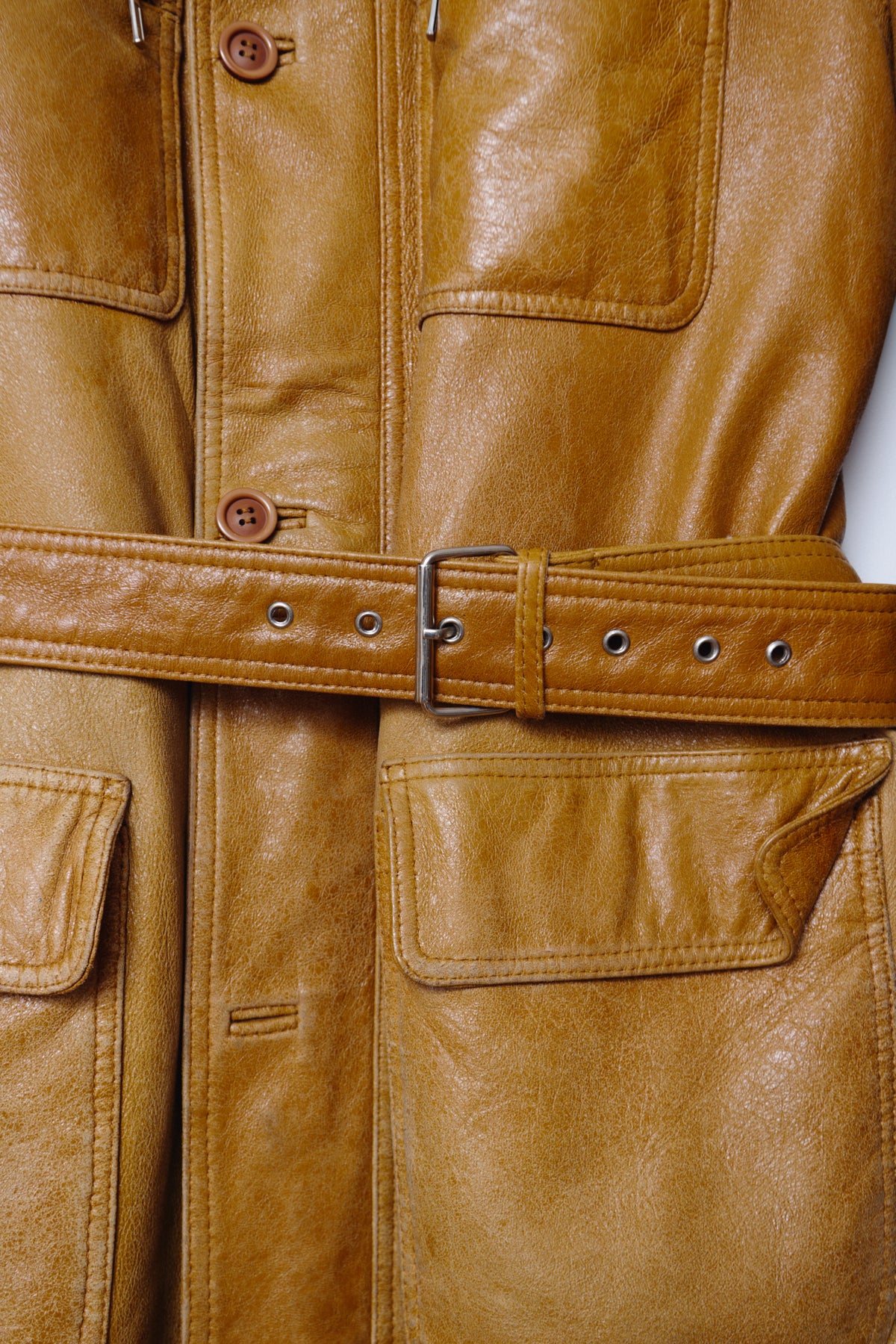 THE RUGGED LEATHER JACKET (S/M)