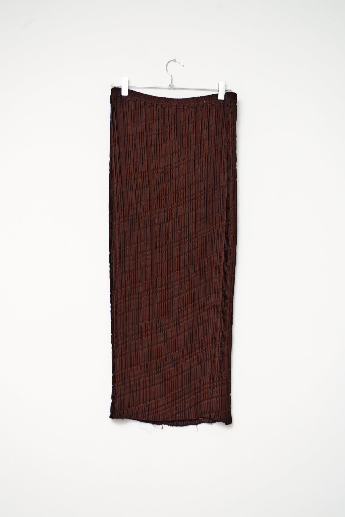 THE PLEATED SKIRT BROWN (38/40)