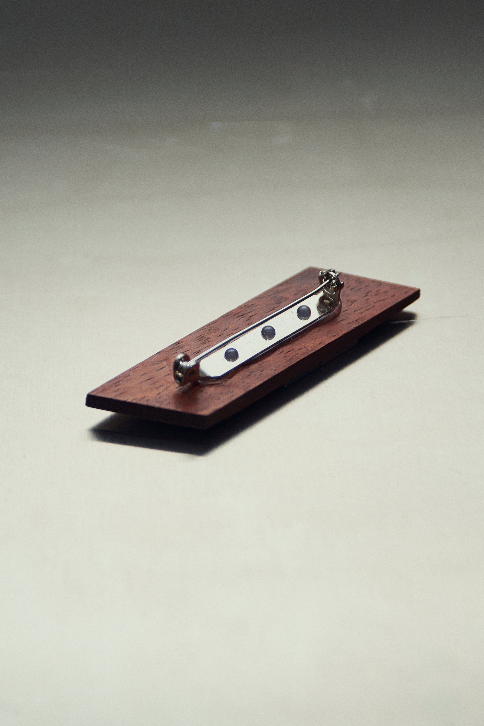 THE WOODEN PATCHWORK BROOCH