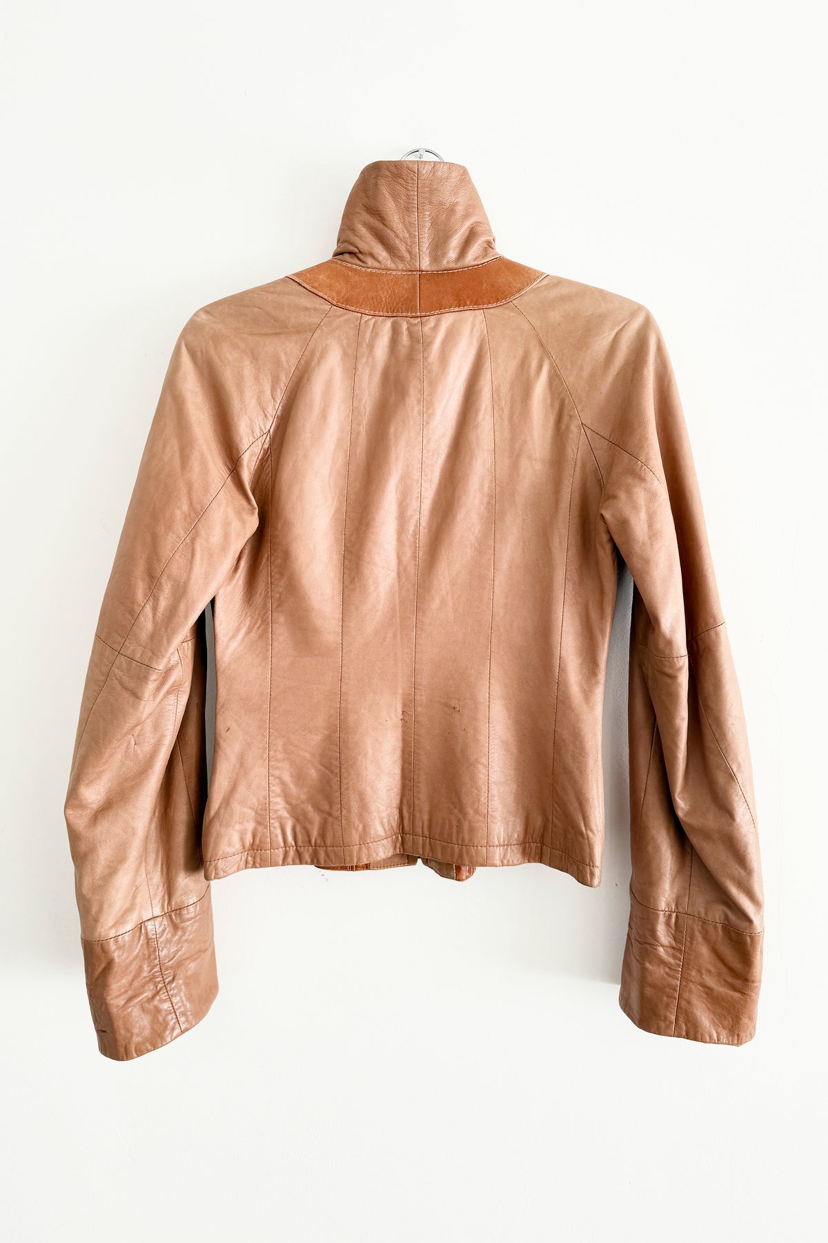 JAPAN2_THE CAMEL LEATHER JACKET (S/M) - ENSO Vintage