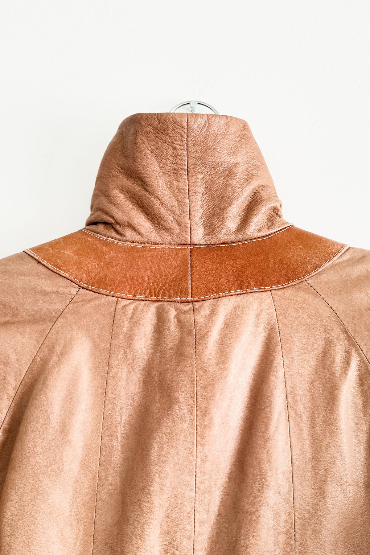 JAPAN2_THE CAMEL LEATHER JACKET (S/M) - ENSO Vintage