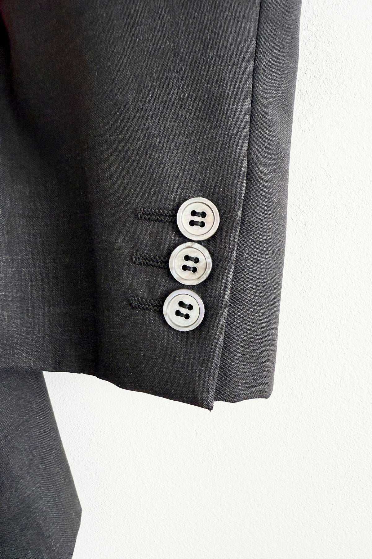 UPCYCLED SMOCK BLAZER DARK GREY (M/L) - ENSO Vintage