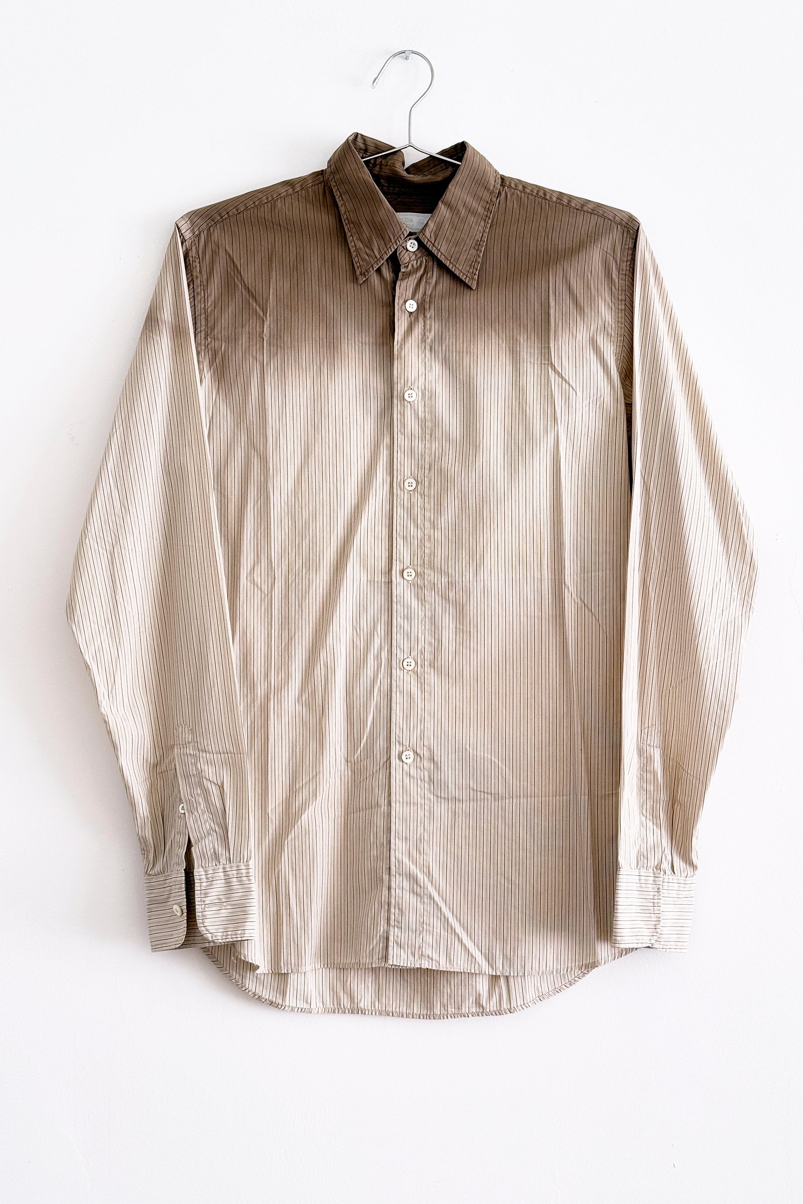 JAPAN needs flat _ PRADA SHIRT (M/L) - ENSO Vintage