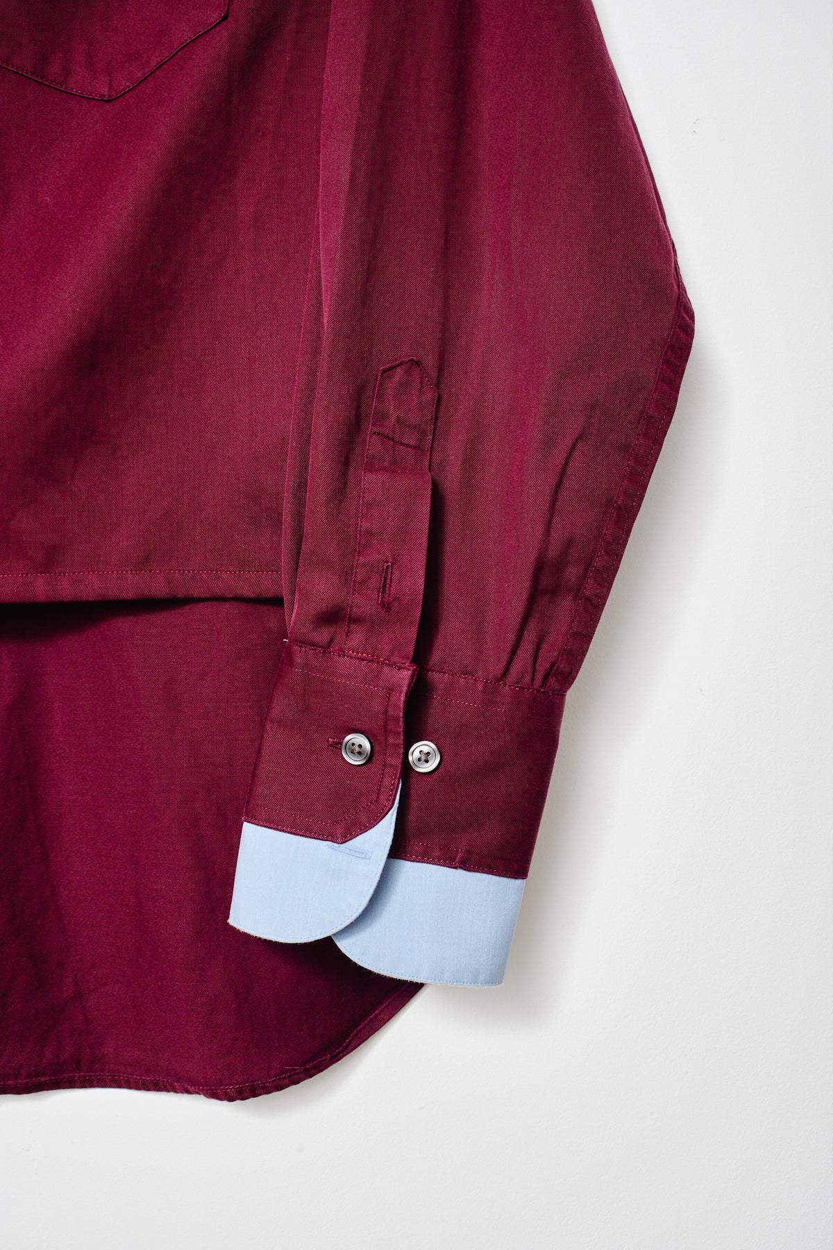 UPCYCLED DOUBLE WRAP - BURGUNDY (M/L)