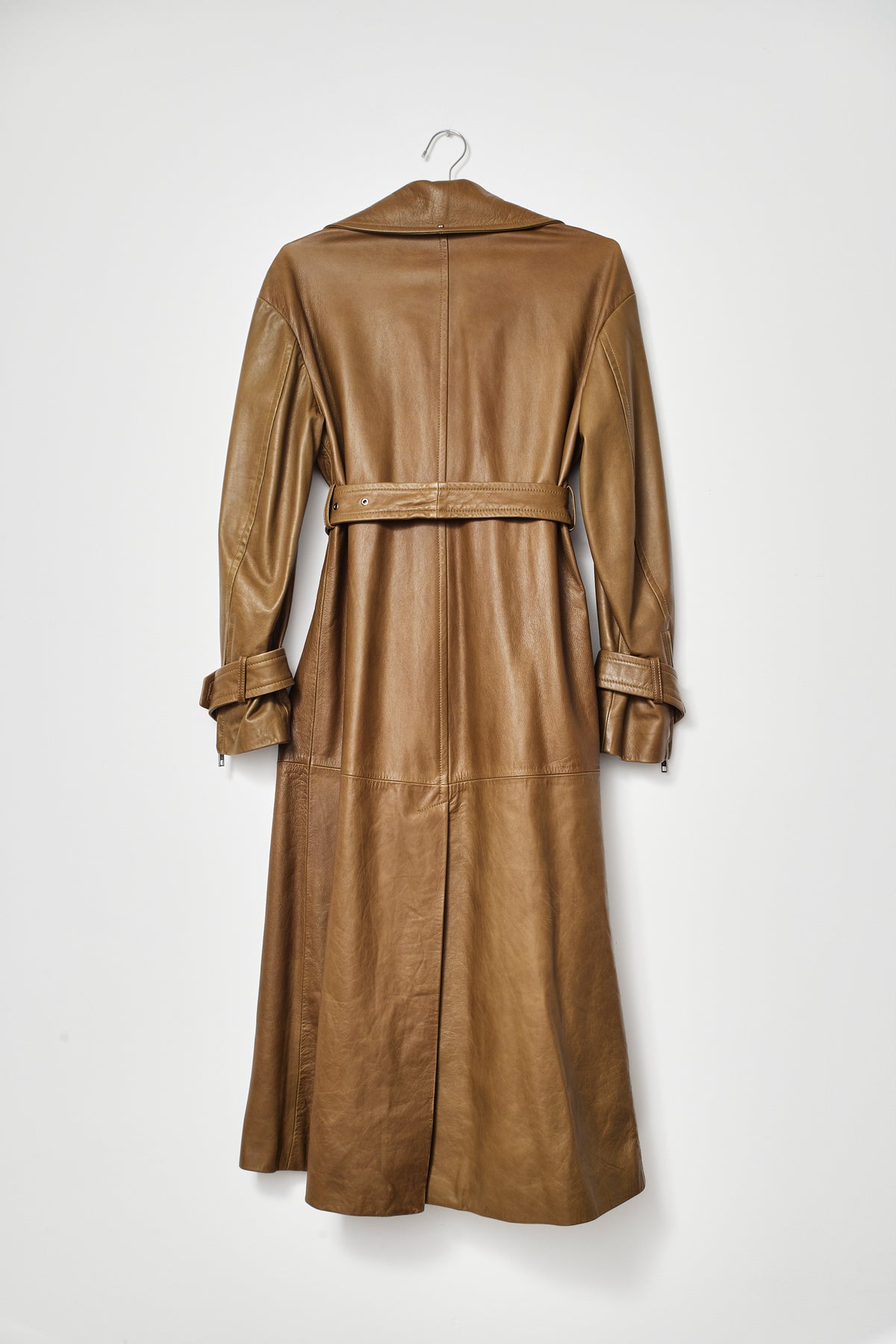 SPORTMAX LAMB LEATHER COAT (S/M)