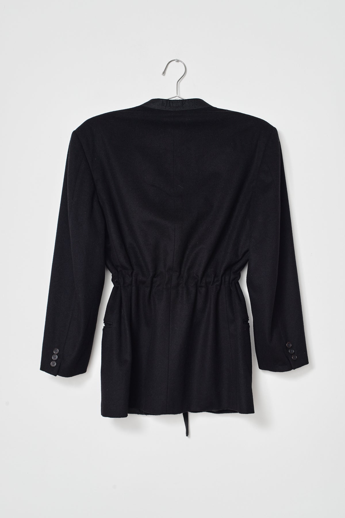 UPCYCLED SMOCK BLAZER BLACK (M/L)