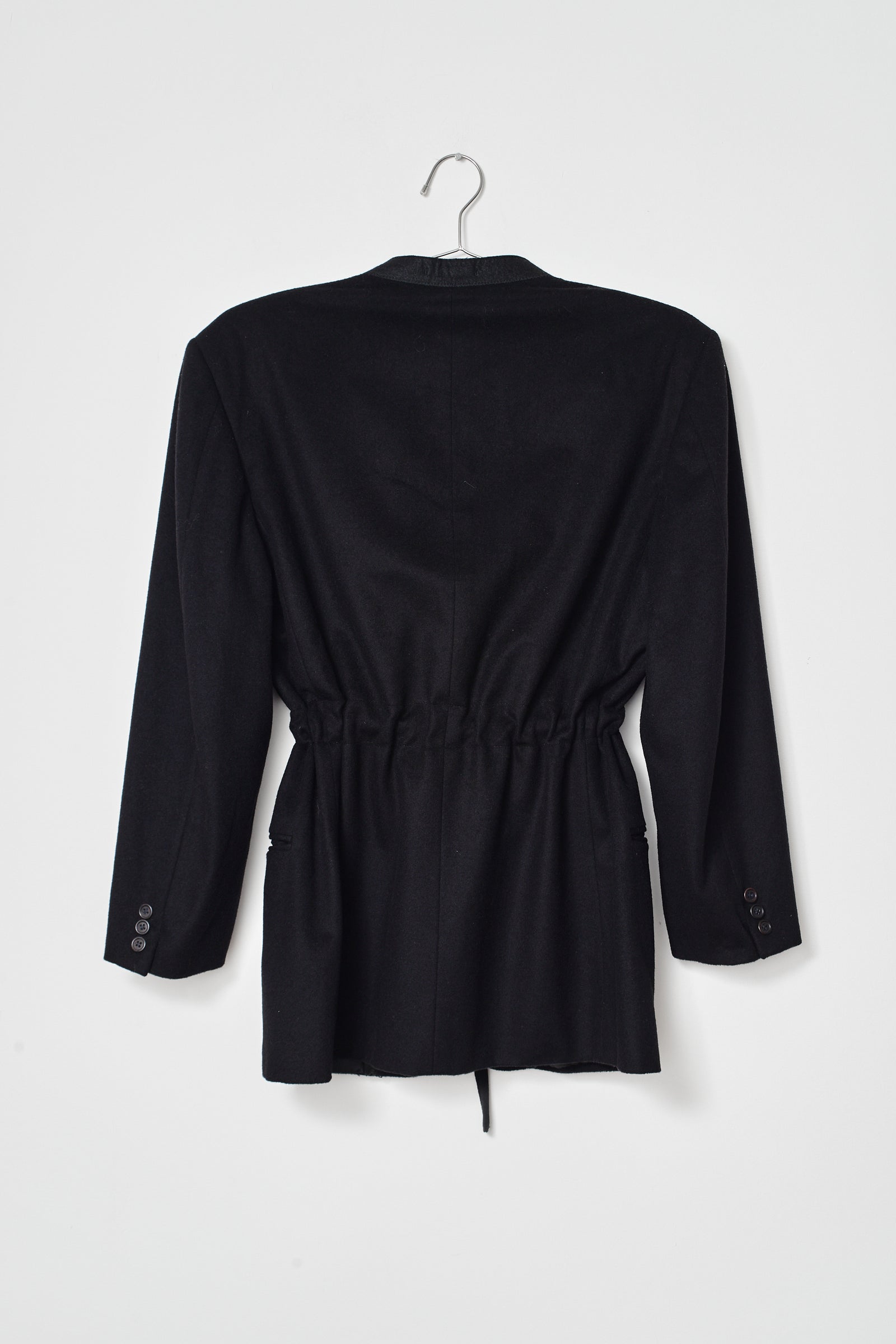 UPCYCLED SMOCK BLAZER BLACK (M/L)