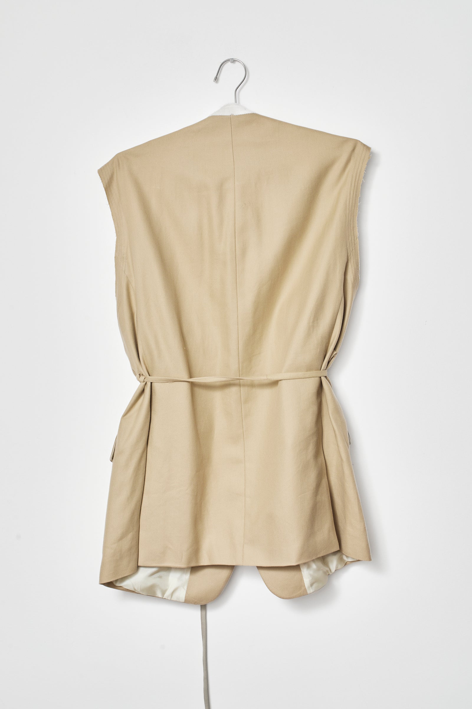 UPCYCLED VEST BEIGE (M/L)