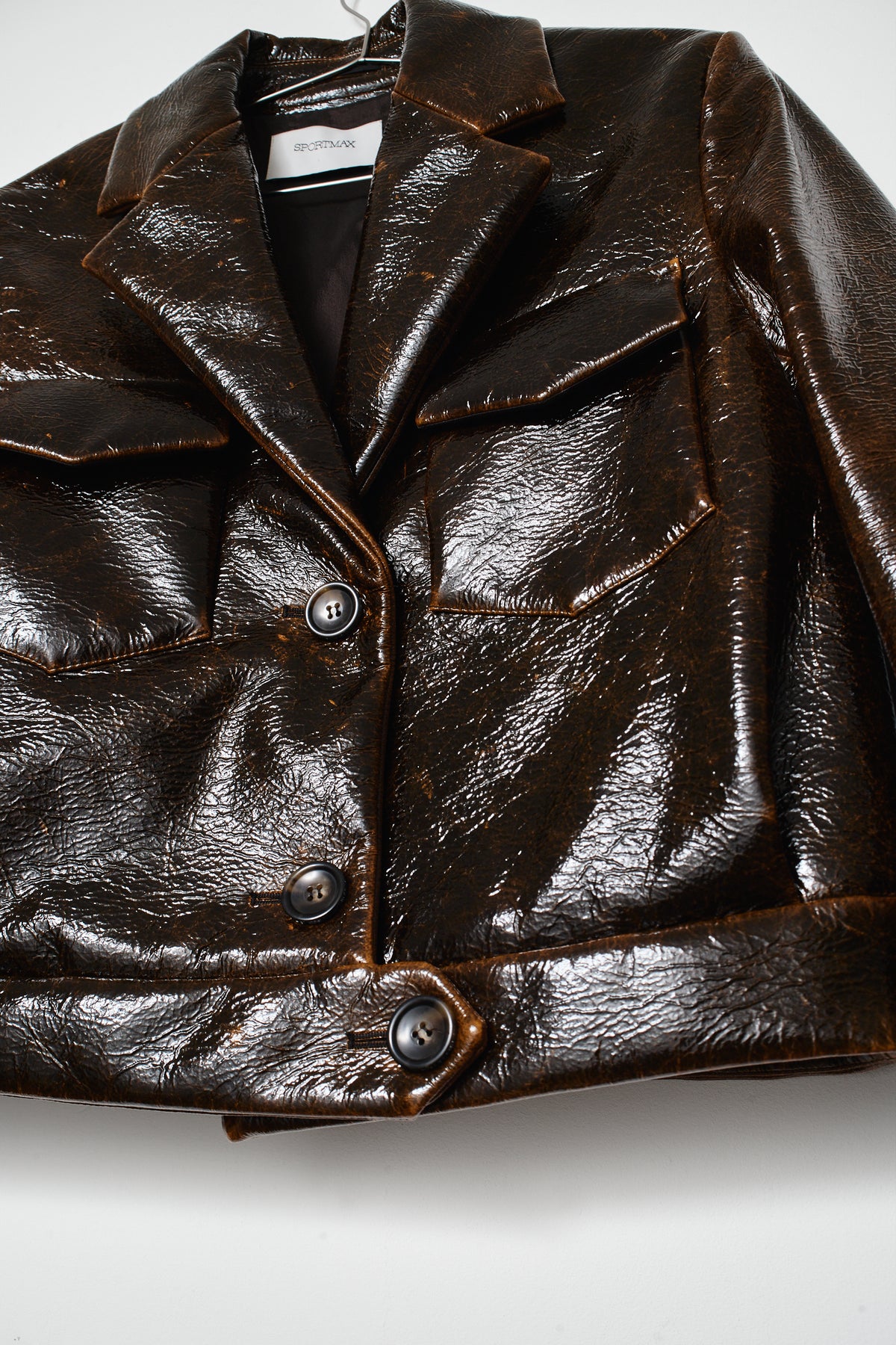 SPORTMAX LACQUERED JACKET (S/M)