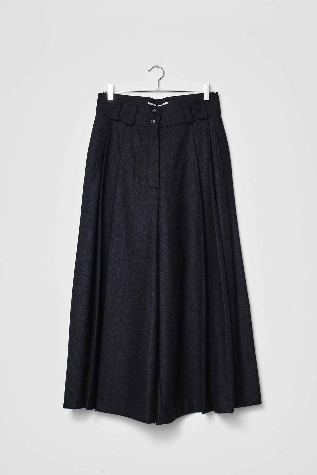 THE WIDE LEG WOOL PANT (36/38)
