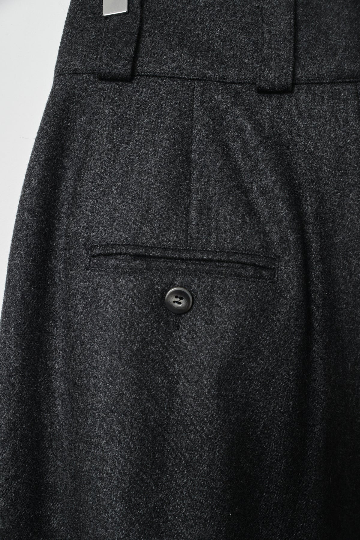 THE WIDE LEG WOOL PANT (36/38)