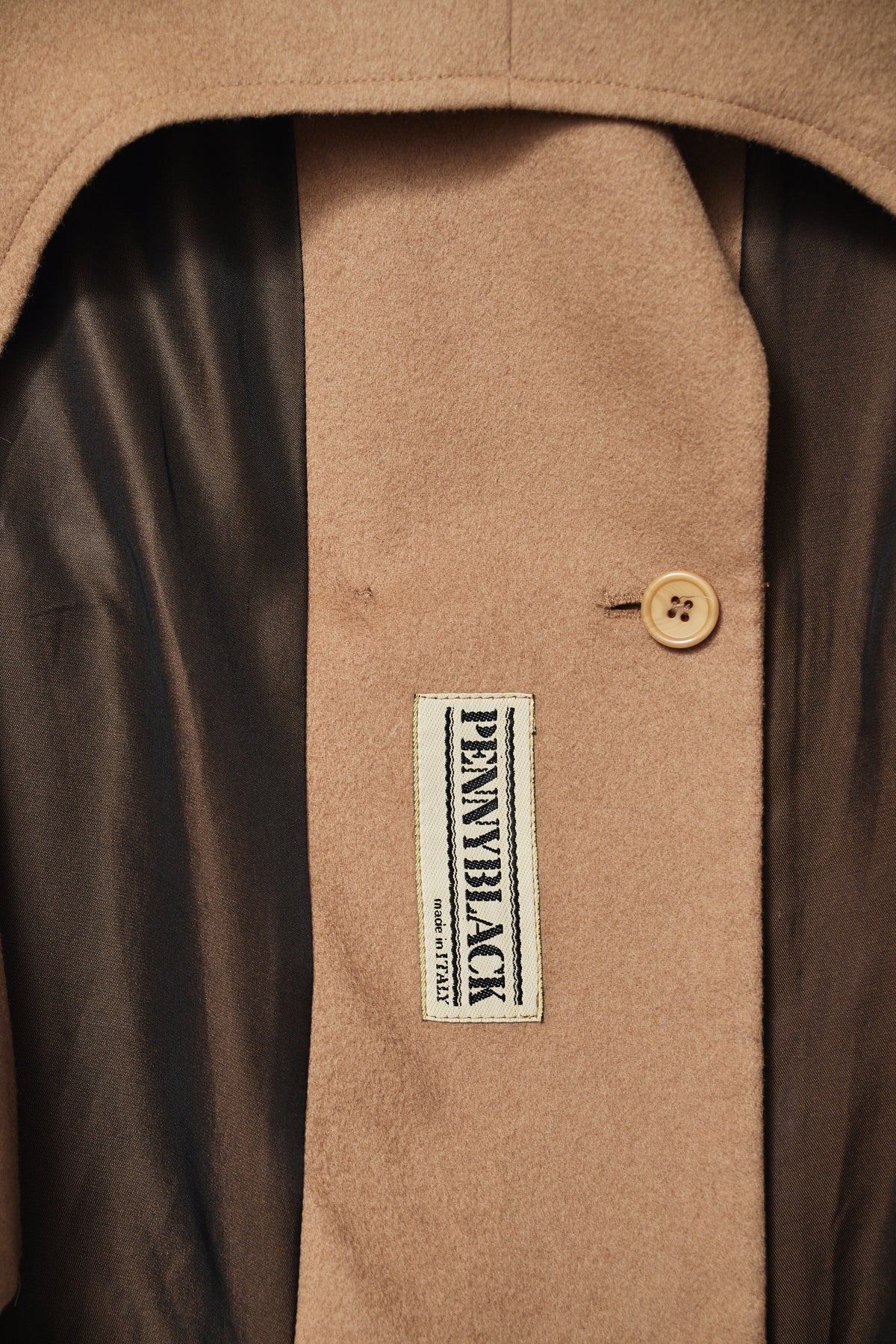 UPCYCLED OPEN BACK BLAZER CAMEL (M/L)